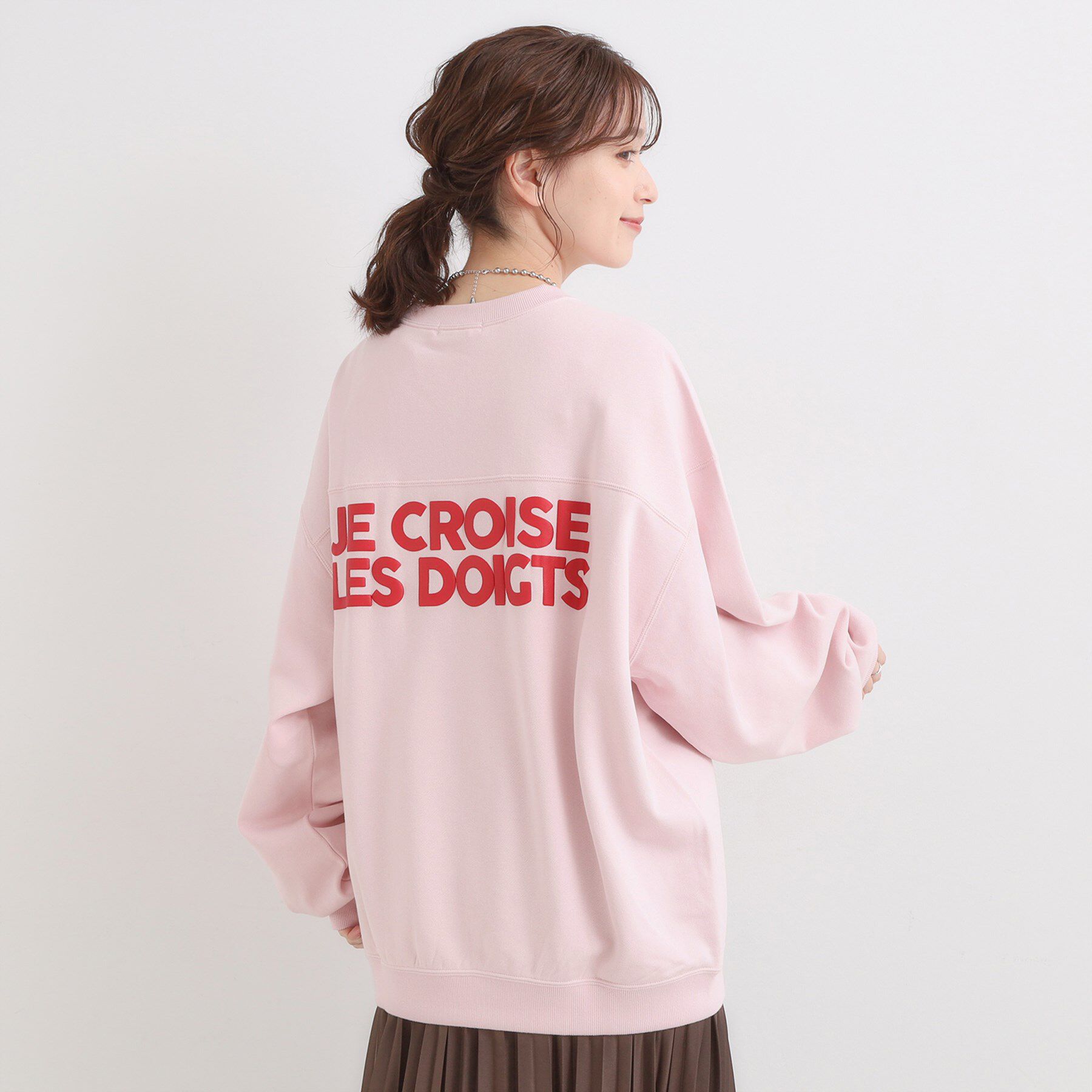 SHOO･LA･RUE「【選べる4柄】グラフィックアソート オーバーサイズ 裏毛スウェット」|パーカー|