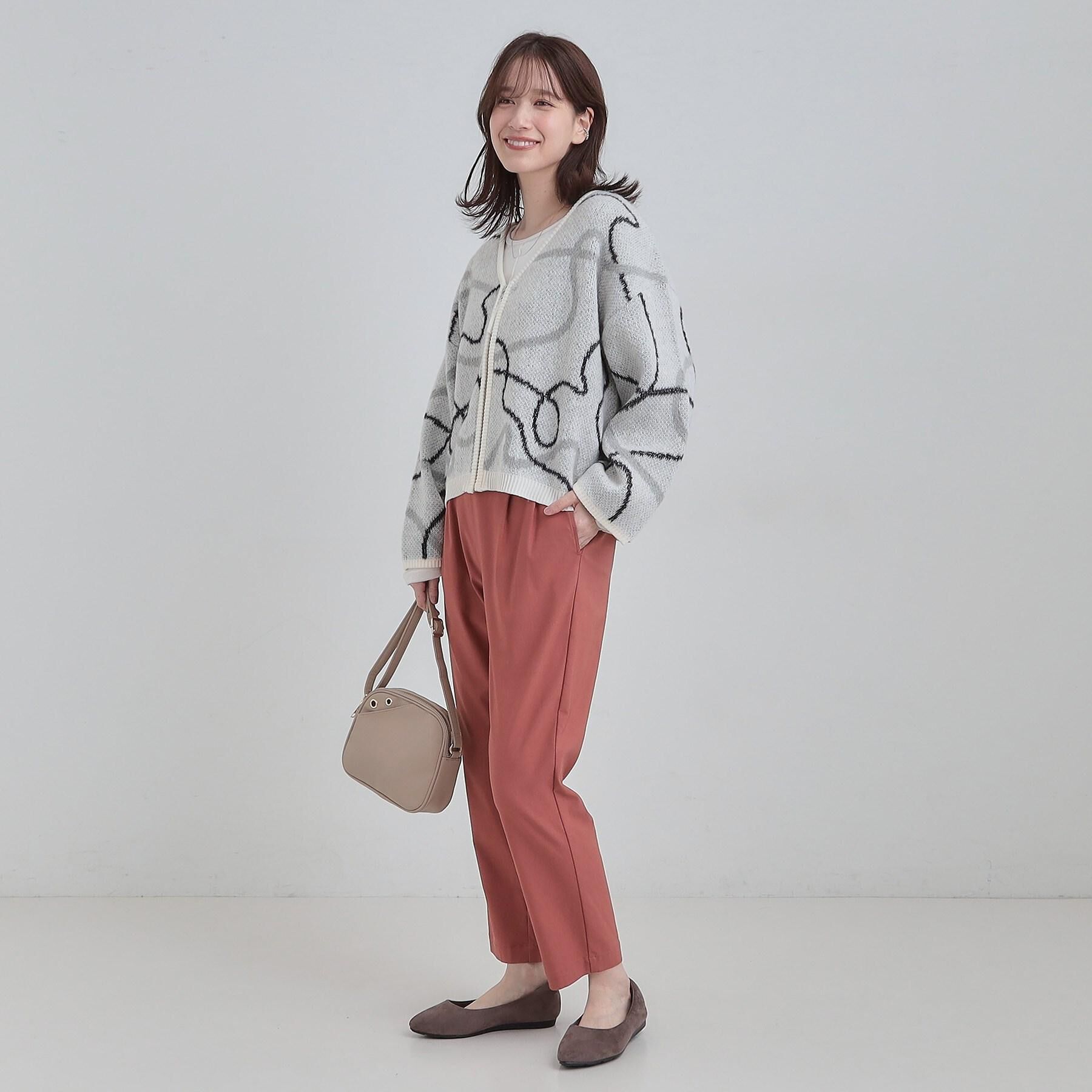 SHOO･LA･RUE「【高レビュー/洗濯機可/SS-LL】あったか裏起毛 のびのびストレッチ テーパードパンツ」|その他|