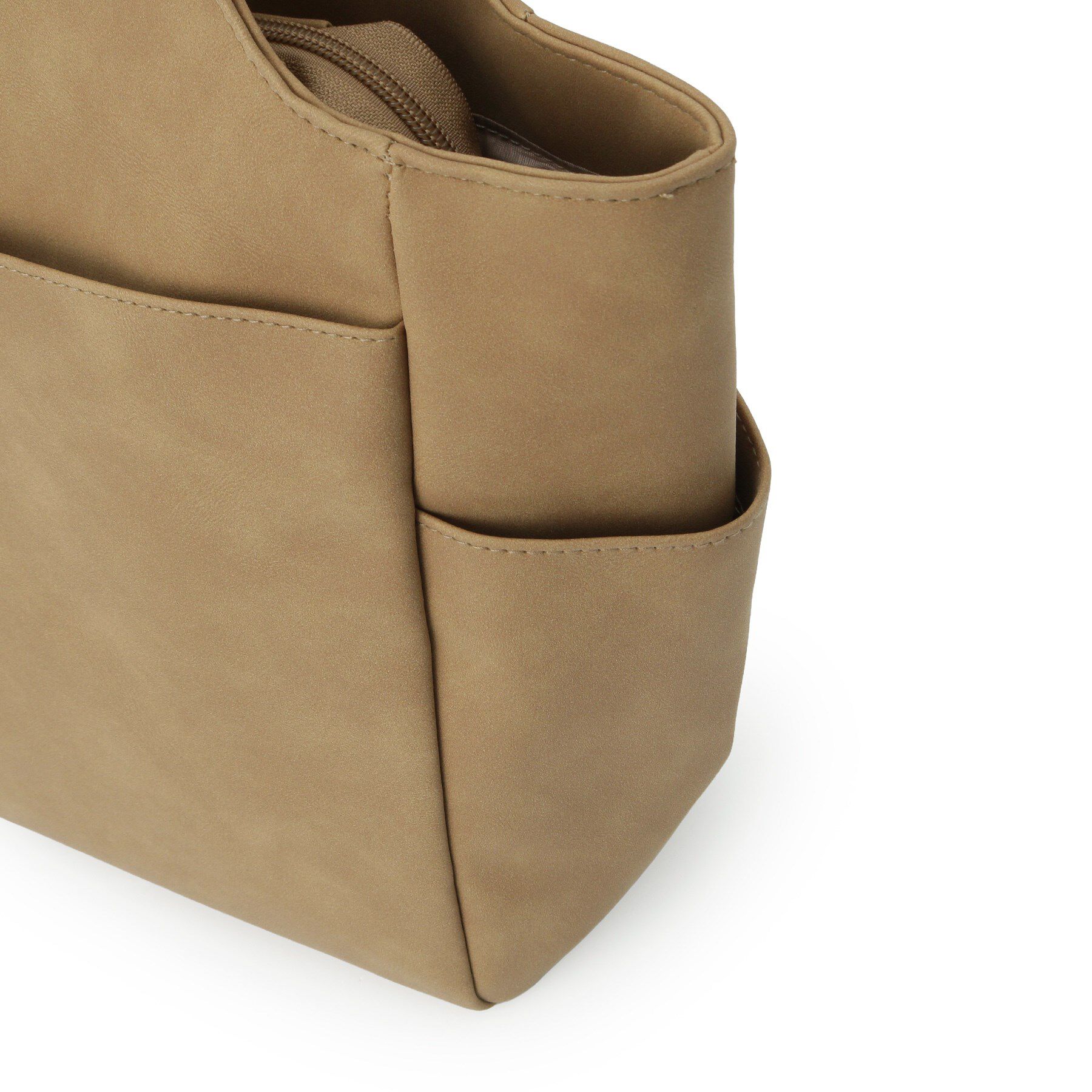 SHOO･LA･RUE「スエード調8ポケットトートバッグ」|トートバッグ|