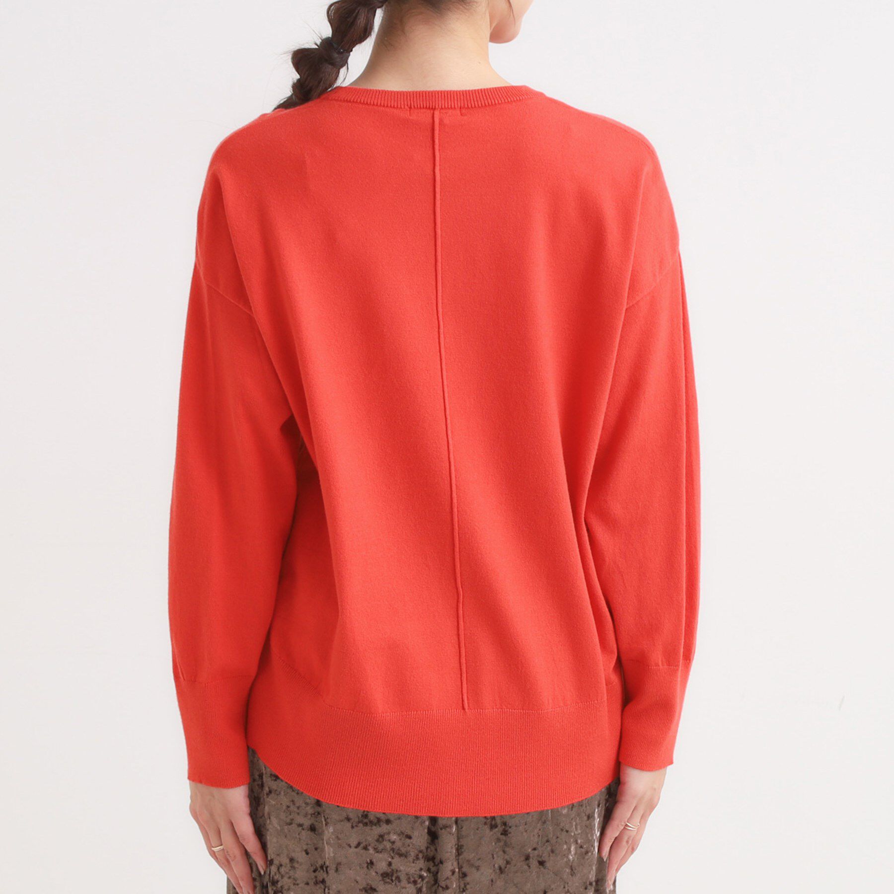 SHOO･LA･RUE「【洗える/S-LL】きれいめにもカジュアルにも もちもちコクーンニット」|ニット・セーター|