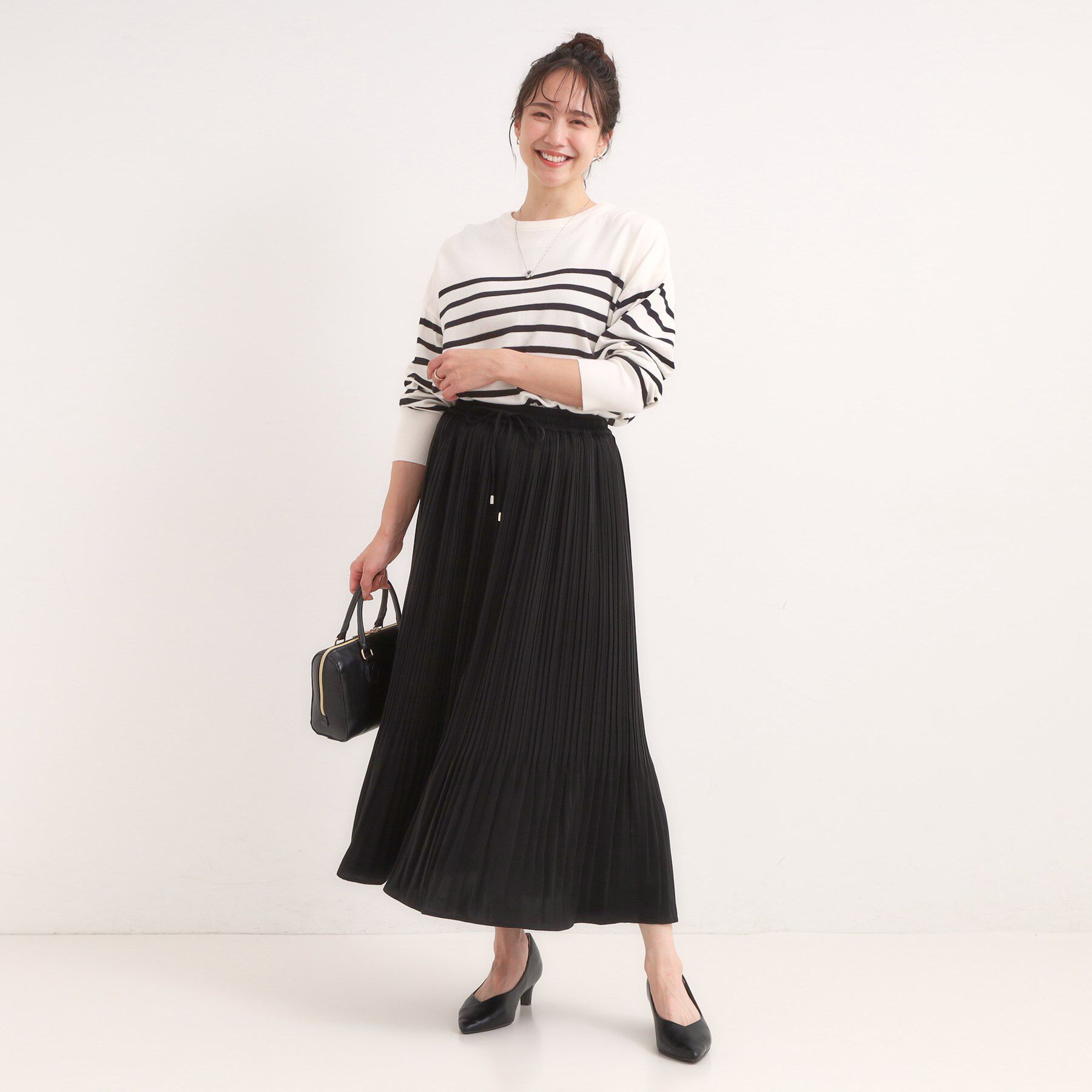 SHOO･LA･RUE「【セットアップ可】大人上品な アソートプリーツスカート」|スカート|