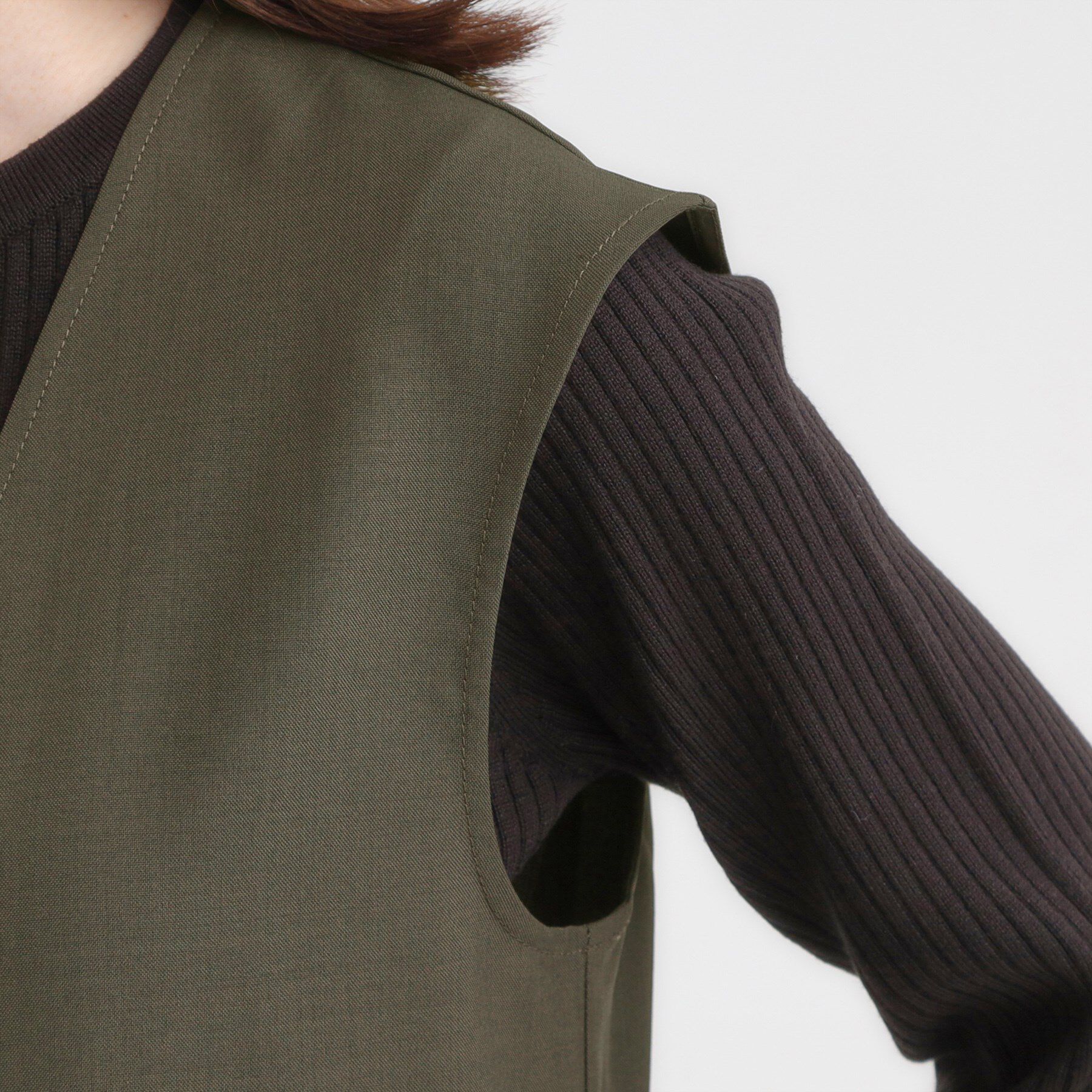 SHOO･LA･RUE「美シルエットが大人かわいい 裾バルーンシルエットジレ」|ベスト・ジレ|