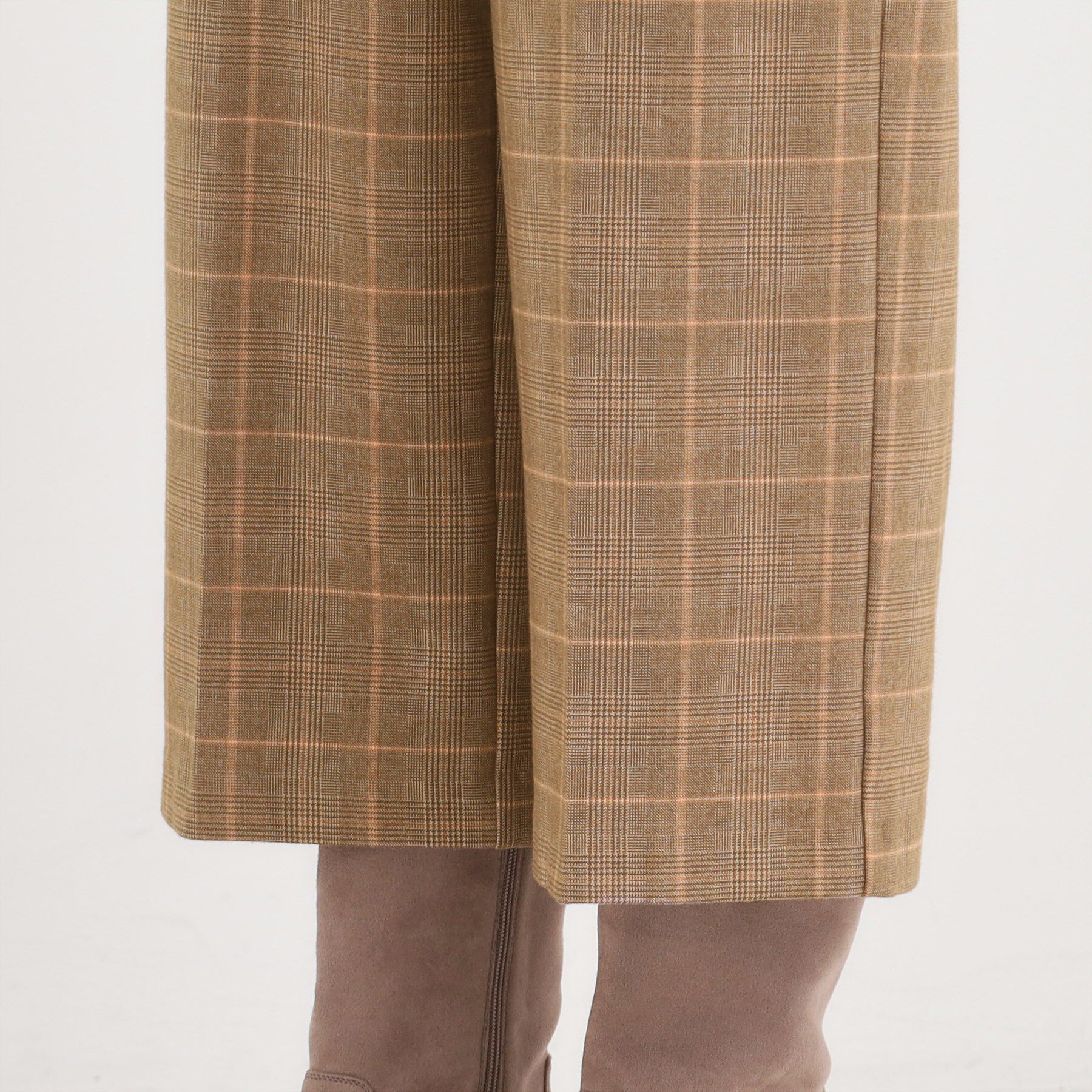 SHOO･LA･RUE「【洗濯機可/S-LL】きちんと見えする あったか裏起毛ガウチョパンツ」|その他|