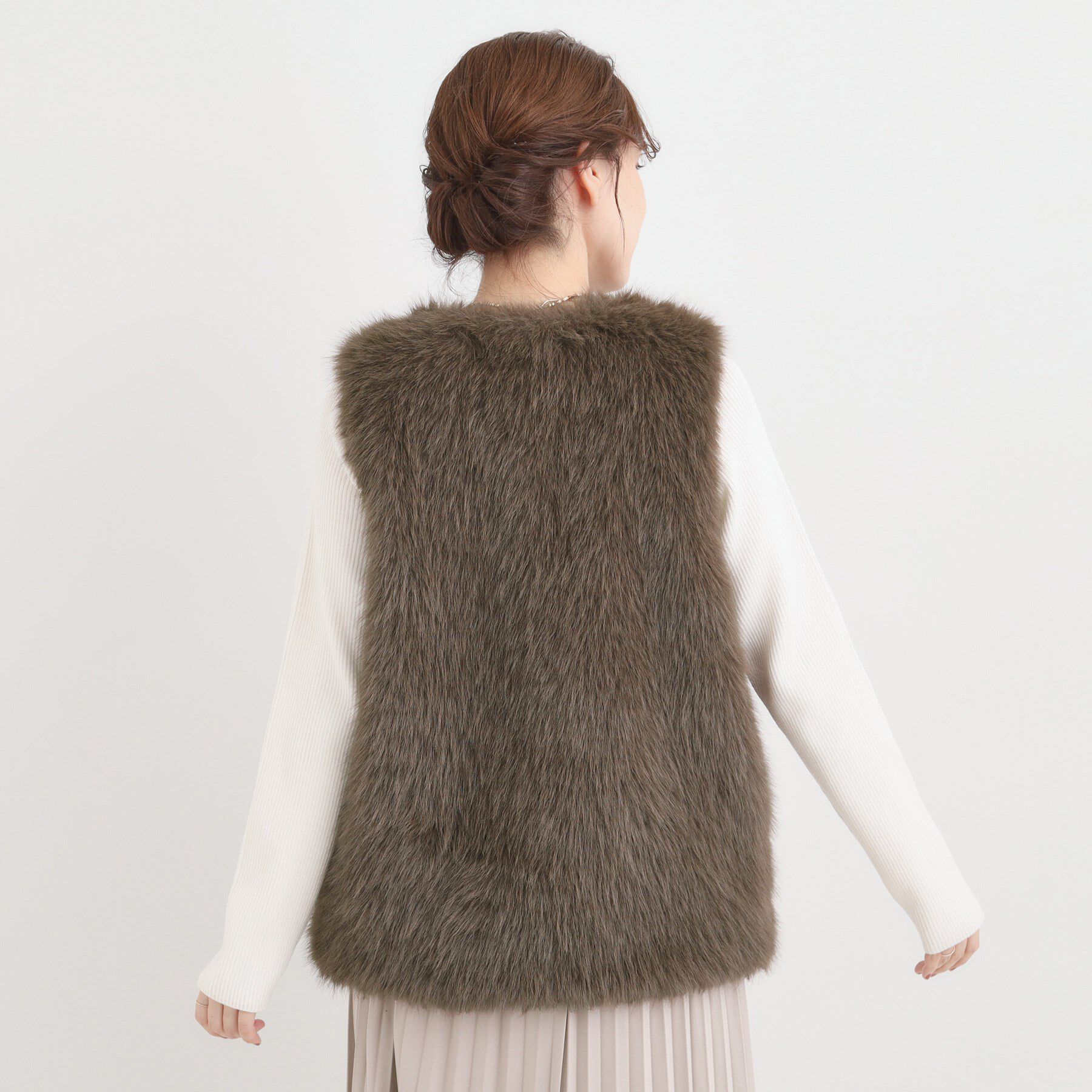 SHOO･LA･RUE「ふわふわフェイクファーベスト」|ベスト・ジレ|