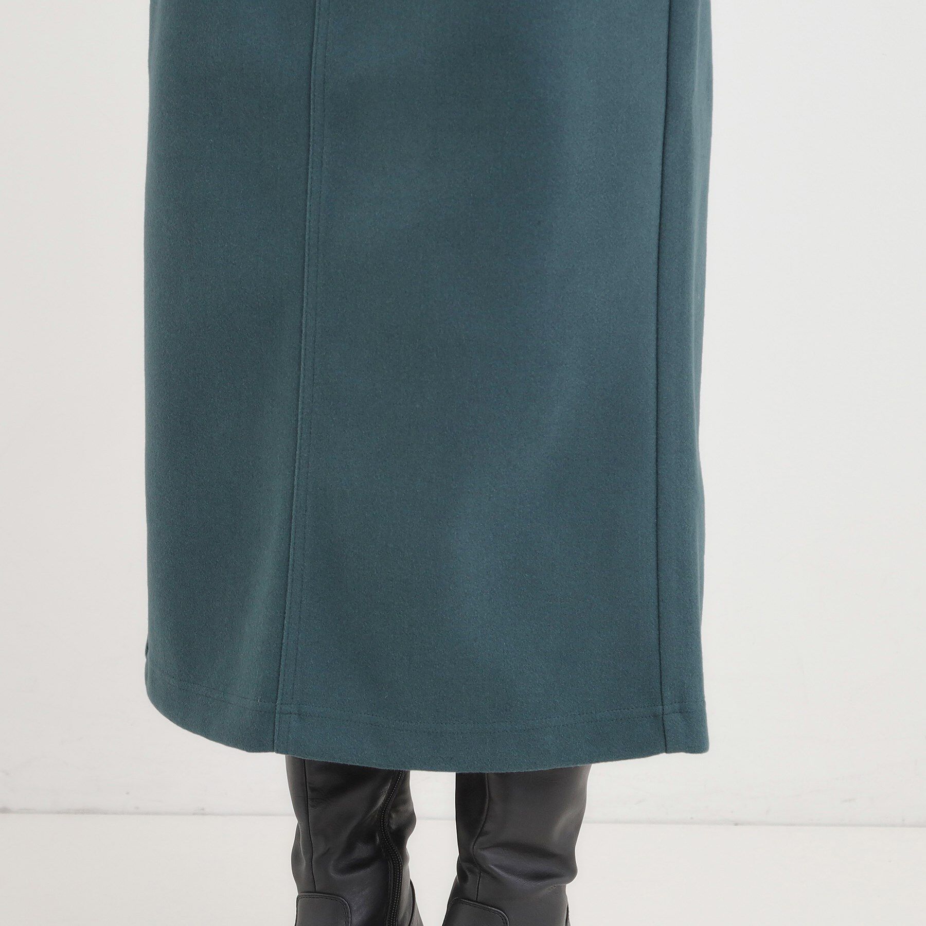 SHOO･LA･RUE「【S-LL】あったかすっきり 圧縮ニットナロースカート」|スカート|