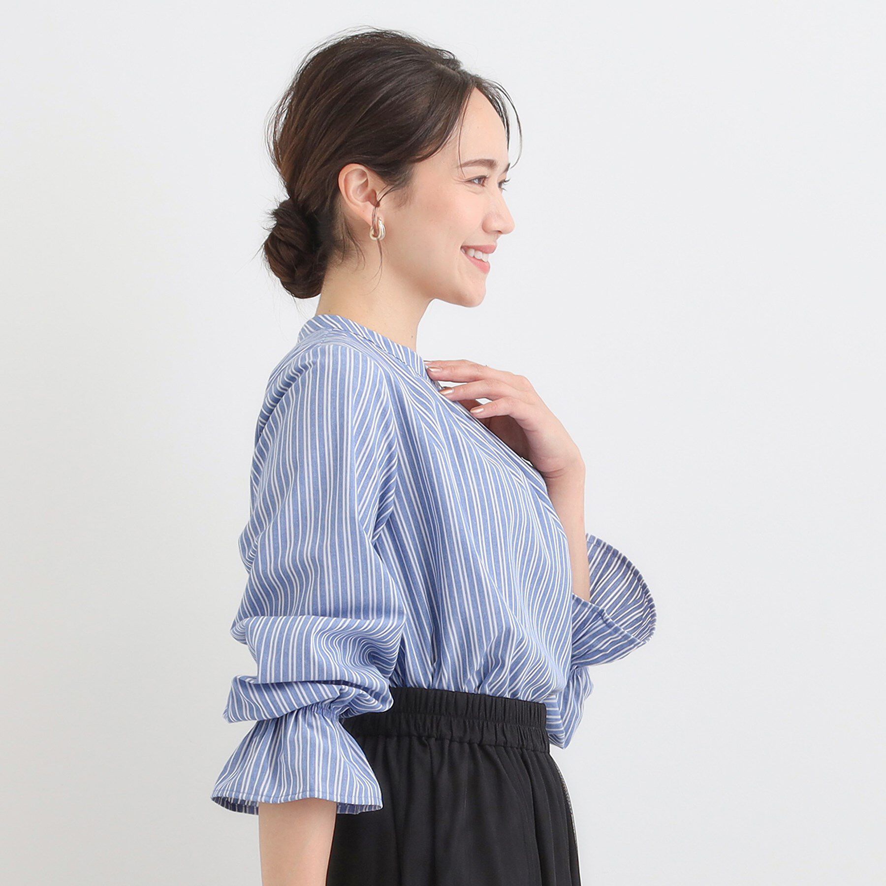 SHOO･LA･RUE「マルチストライプブラウス」|シャツ・ブラウス|