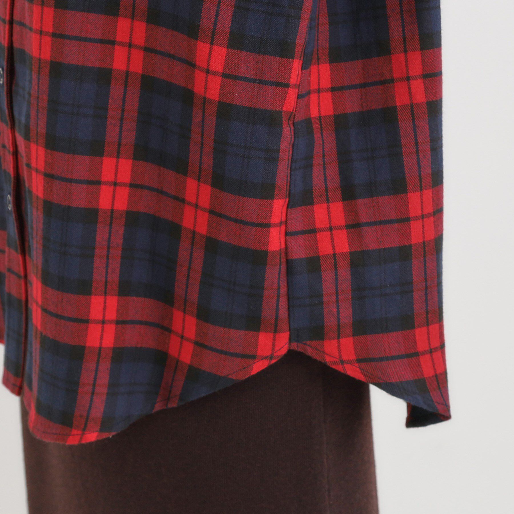 SHOO･LA･RUE「【S-LL】柔らかさが癖になる 起毛コットン オーバーサイズシャツ」|シャツ・ブラウス|