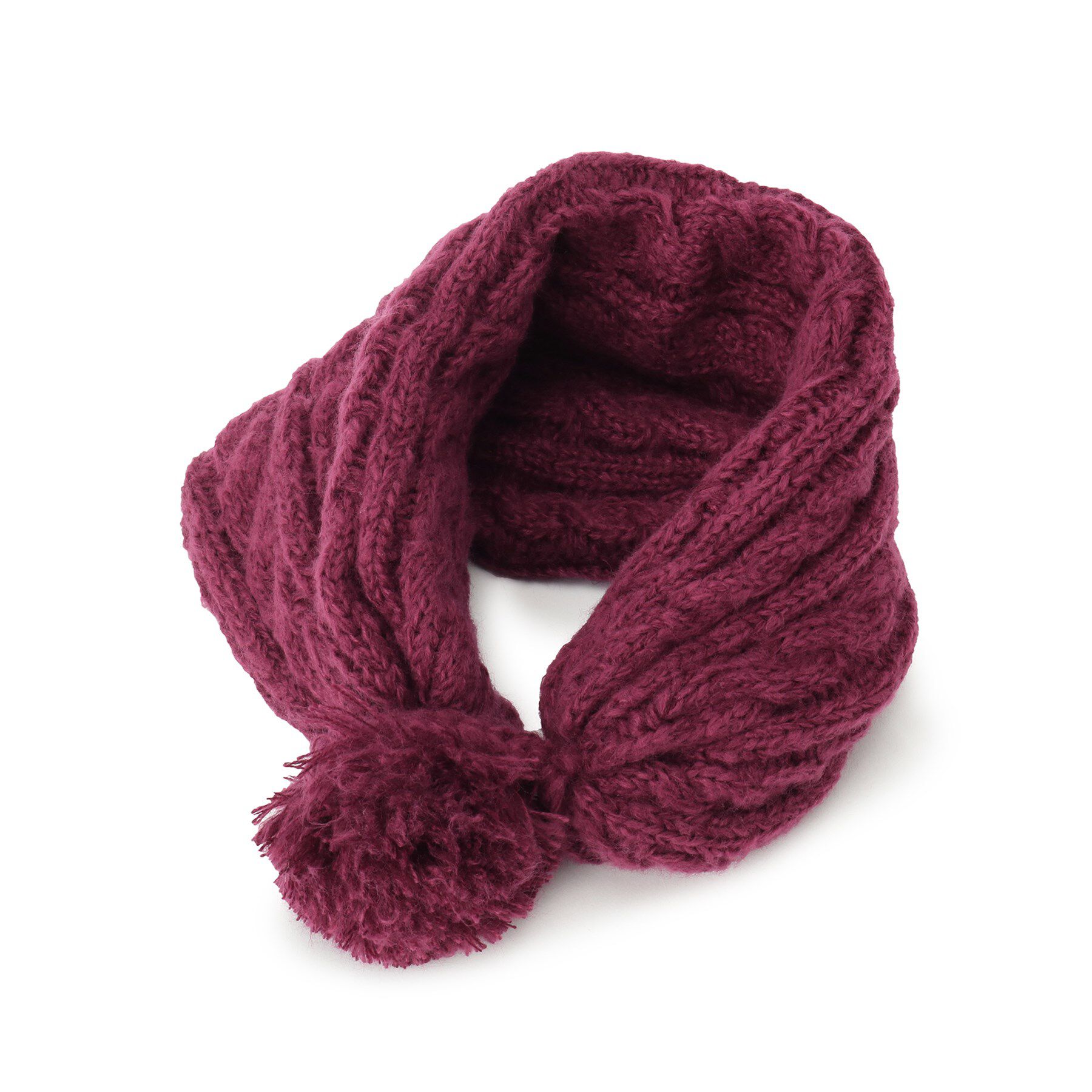 SHOO･LA･RUE「マフラーにもなる 2WAYニット帽」|ニット帽|