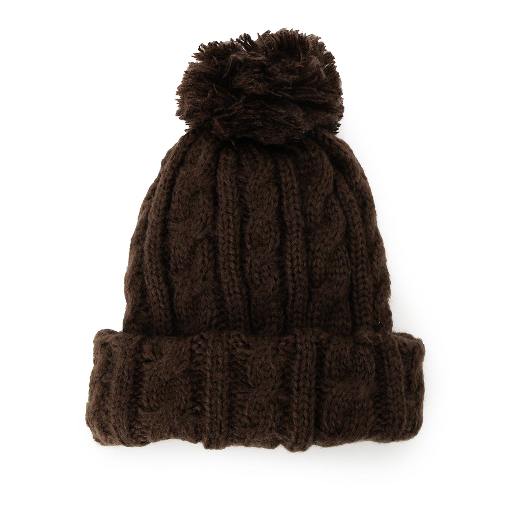 SHOO･LA･RUE「マフラーにもなる 2WAYニット帽」|ニット帽|ブラウン(044)