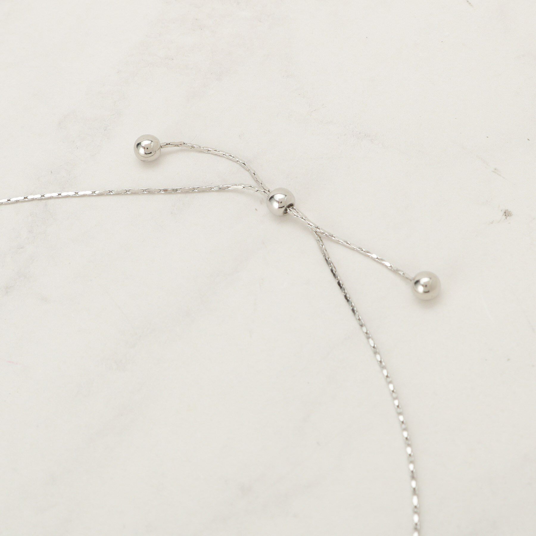 SHOO･LA･RUE「【セレモニー】ポイントパヴェショートネックレス」|ネックレス|