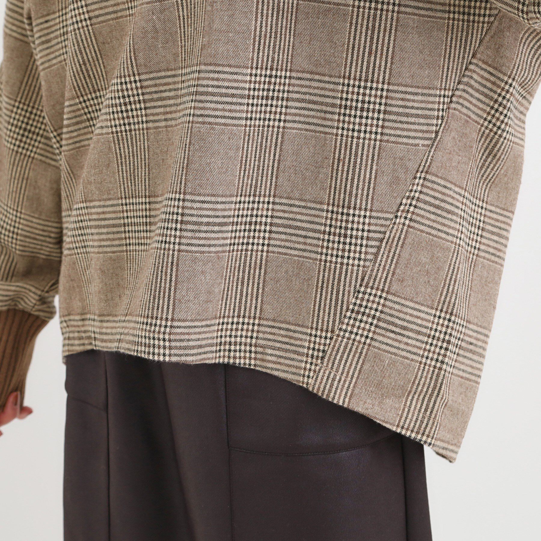 SHOO･LA･RUE「チェック柄プルオーバー」|Tシャツ・カットソー|