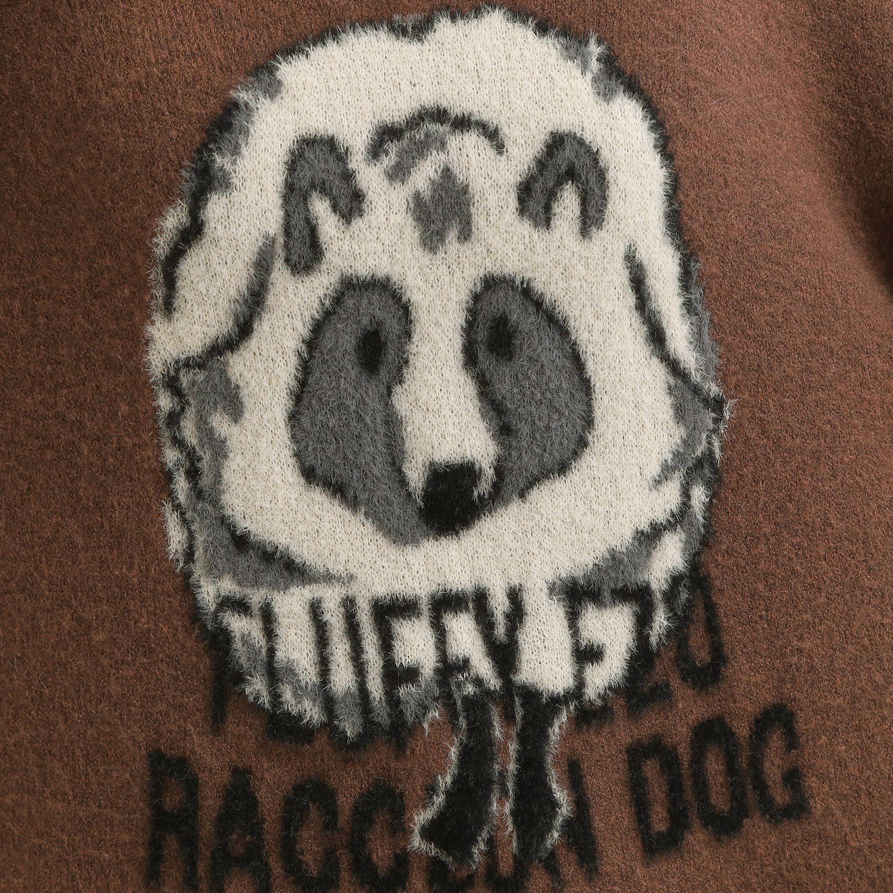 SHOO･LA･RUE「【旭山動物園応援商品】ゆるアニマル ふわふわジャカードニット」|ニット・セーター|