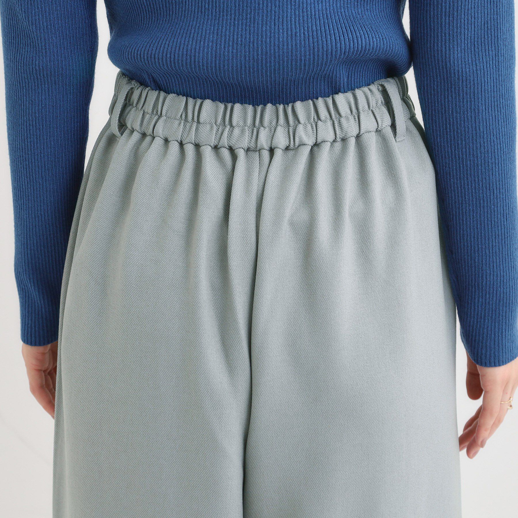 SHOO･LA･RUE「【着丈選べる/S-LL】大人のきれいめスタイルに ベルト付きワイドパンツ」|その他|