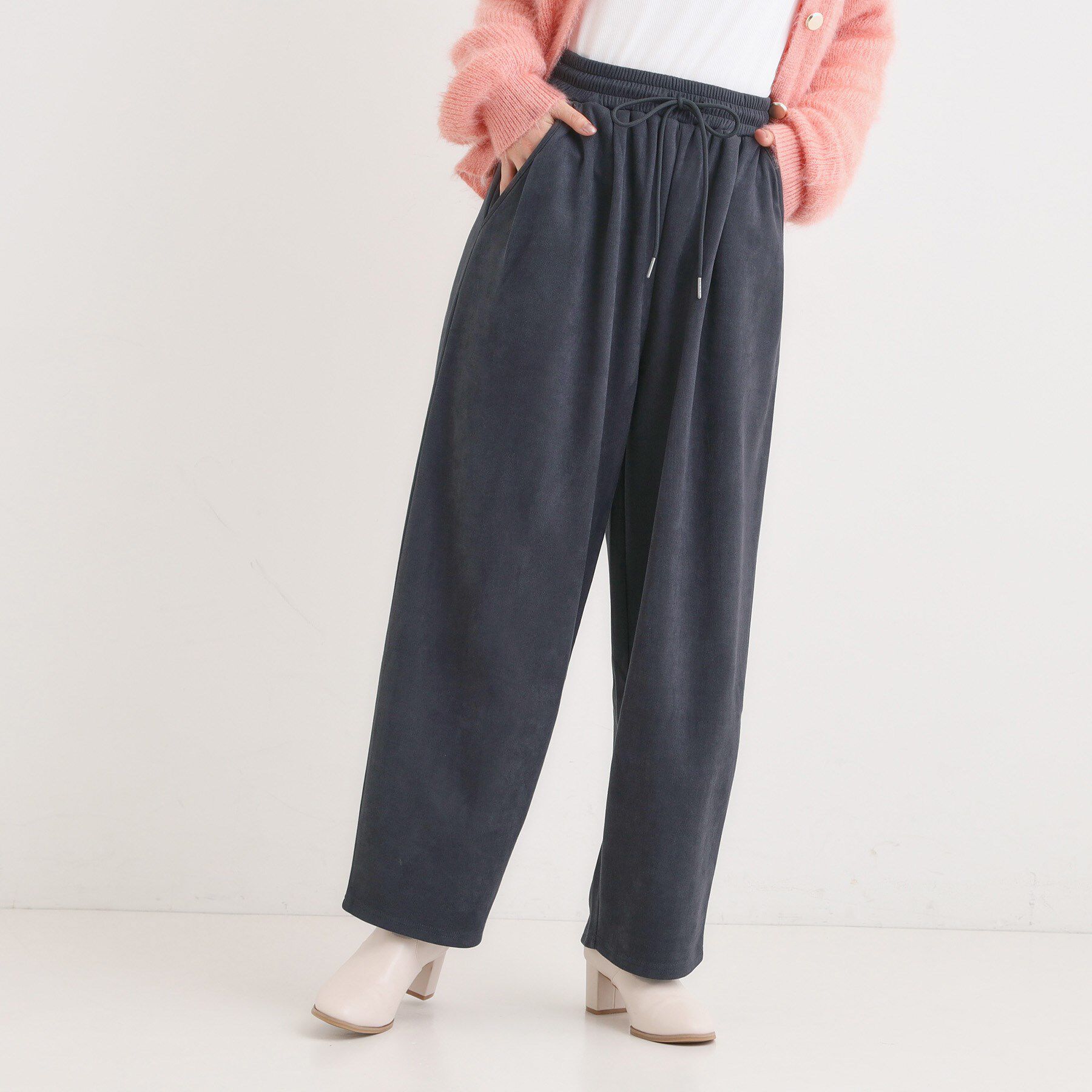 SHOO･LA･RUE「スエード調カーブパンツ」|その他|