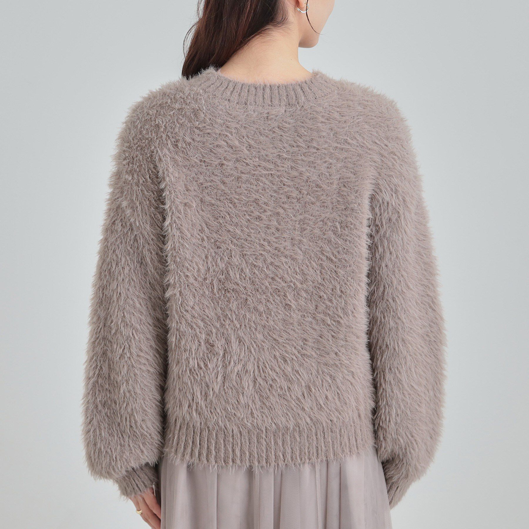 SHOO･LA･RUE「ふんわり柔らか ロゴフェザーニット」|ニット・セーター|