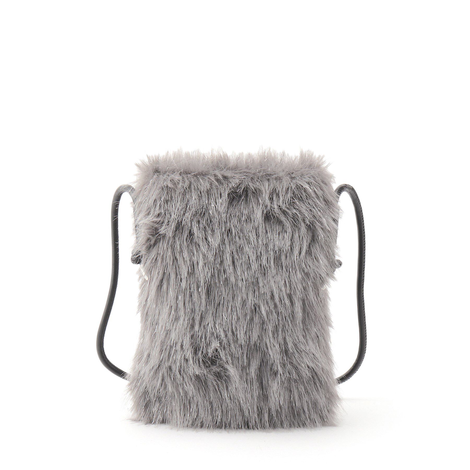 SHOO･LA･RUE「ラメ入りファーが目を惹く ミニショルダーバッグ」|ショルダー・メッセンジャー|