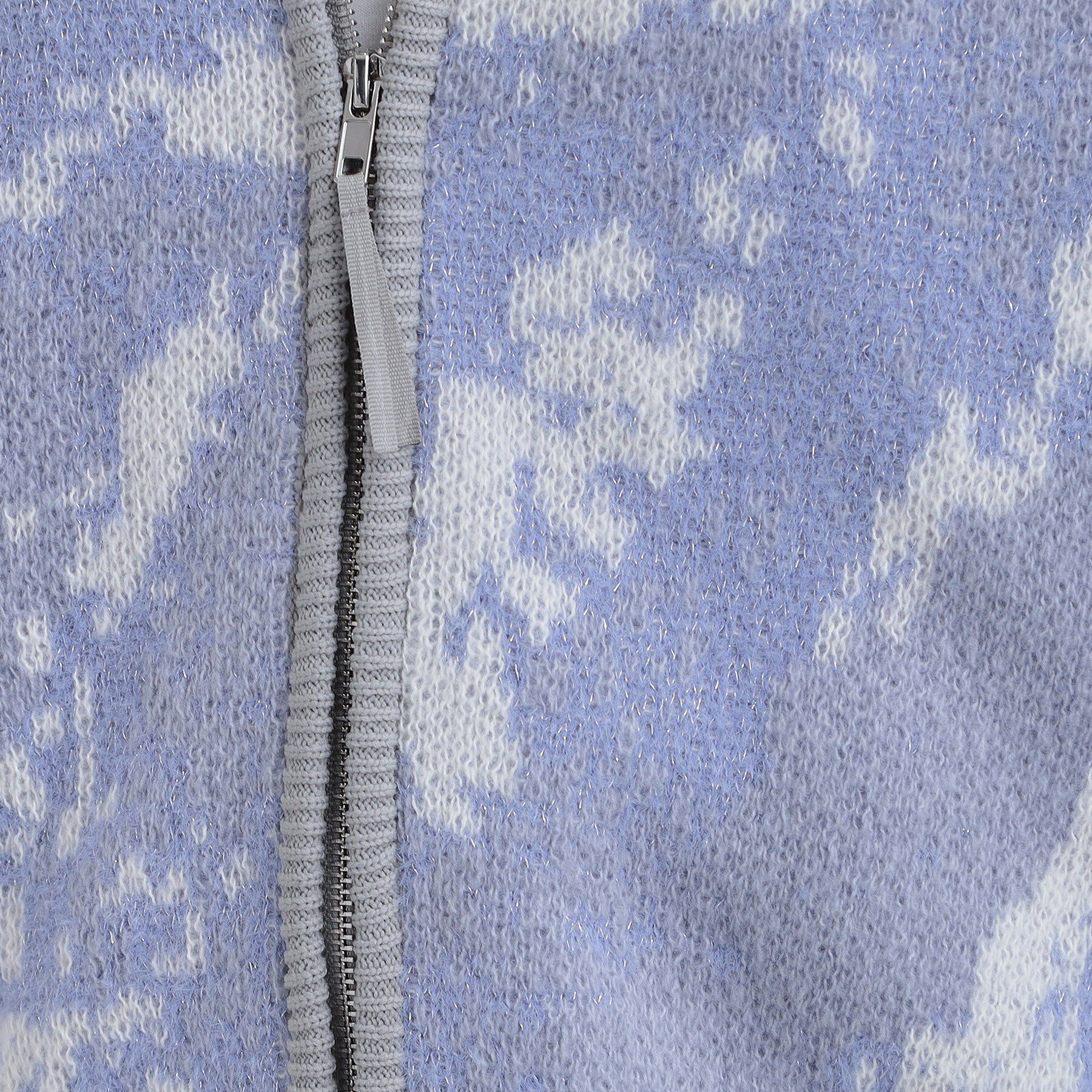 SHOO･LA･RUE「【洗濯機可】選べる3柄 VネックZIPカーディガン」|カーディガン|