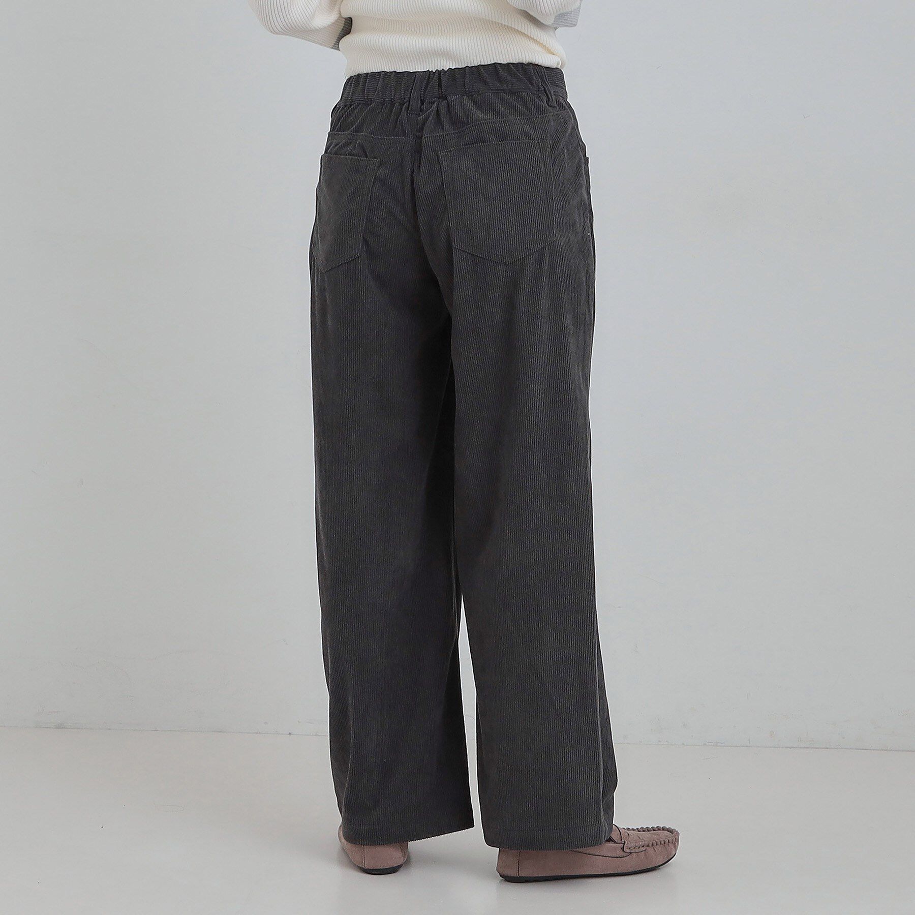 SHOO･LA･RUE「コーデュロイ ワイドストレートパンツ」|その他|