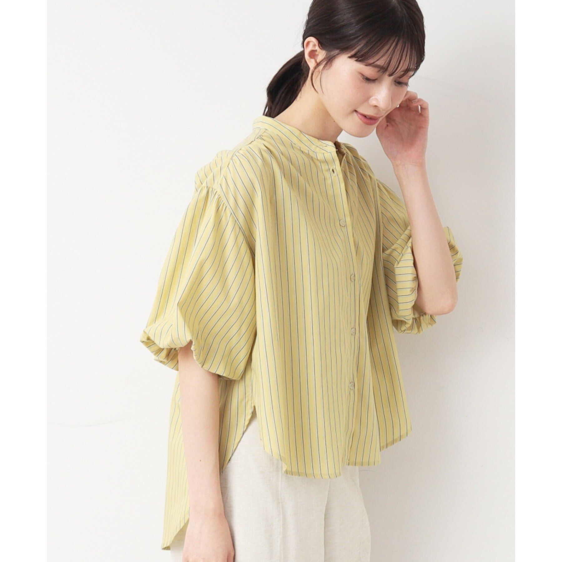 Dessin「【洗える】バルーンスリーブブラウス」|シャツ・ブラウス|オーク(334)