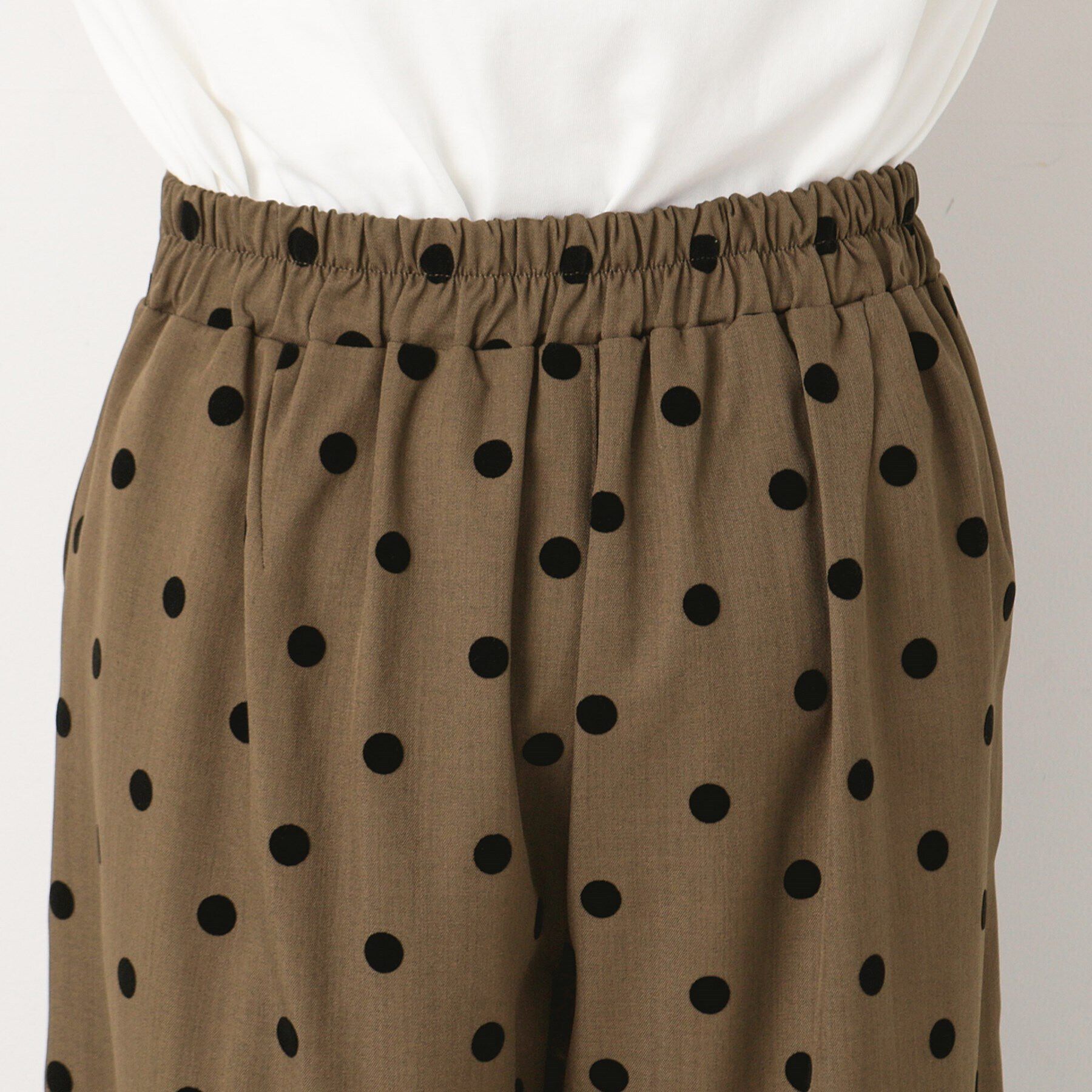 Dessin「【後ろゴム・洗える】フロッキードットイージーパンツ（S～L）」|その他|