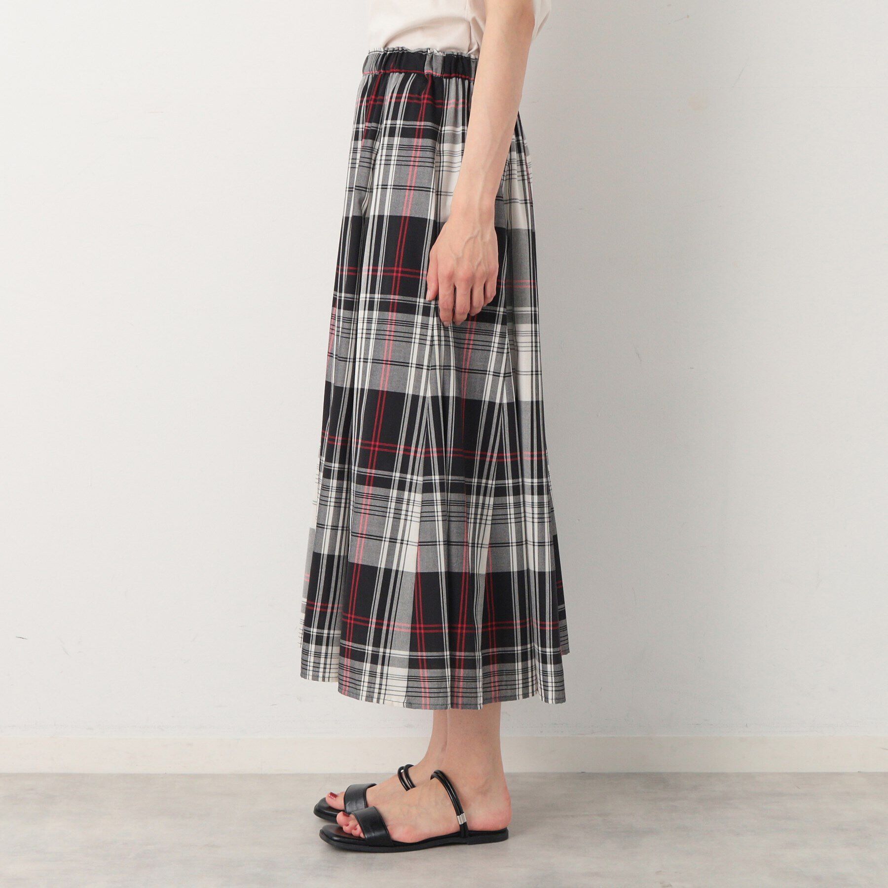 Dessin「【秋色登場・ウエストゴム】映えチェックスカート（XS～L）」|スカート|