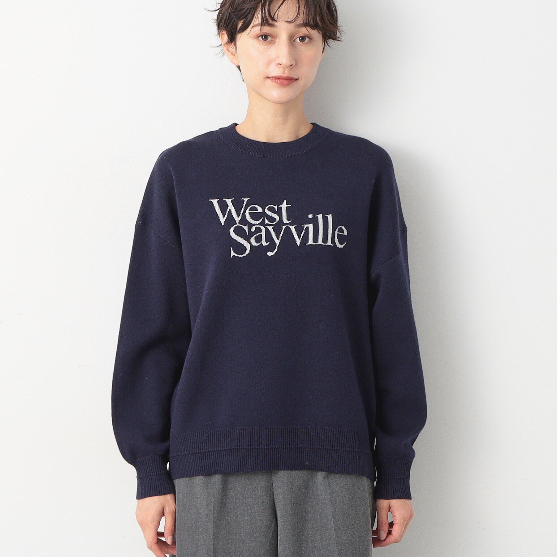 Dessin「【洗える】ロゴジャカードニット（XS～L）」|ニット・セーター|