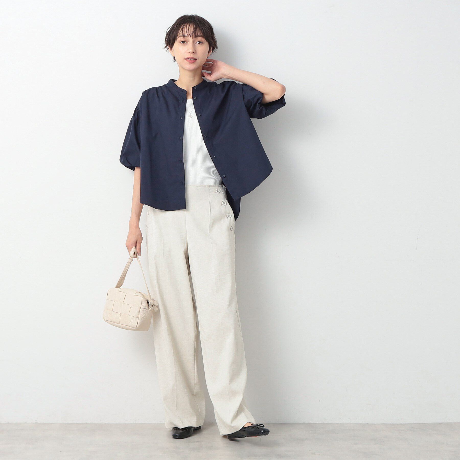 Dessin「【洗える】バルーンスリーブブラウス」|シャツ・ブラウス|