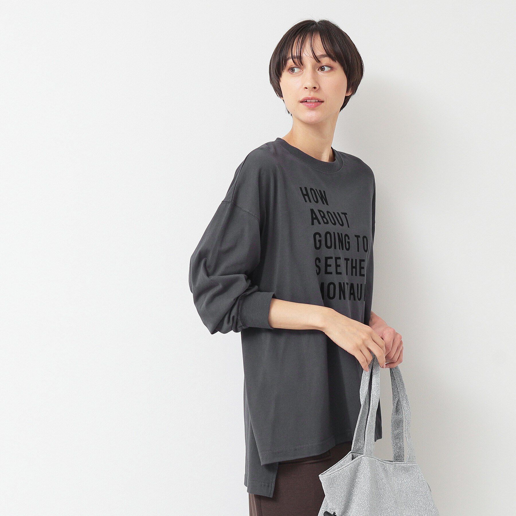 Dessin「【洗える】ロゴロングスリーブTシャツ」|Tシャツ・カットソー|