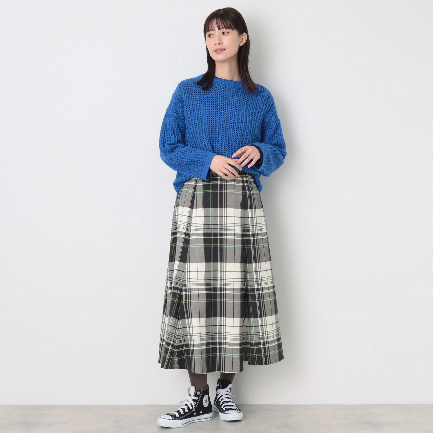 Dessin「【洗える】ウールブレンドメッシュニット」|ニット・セーター|