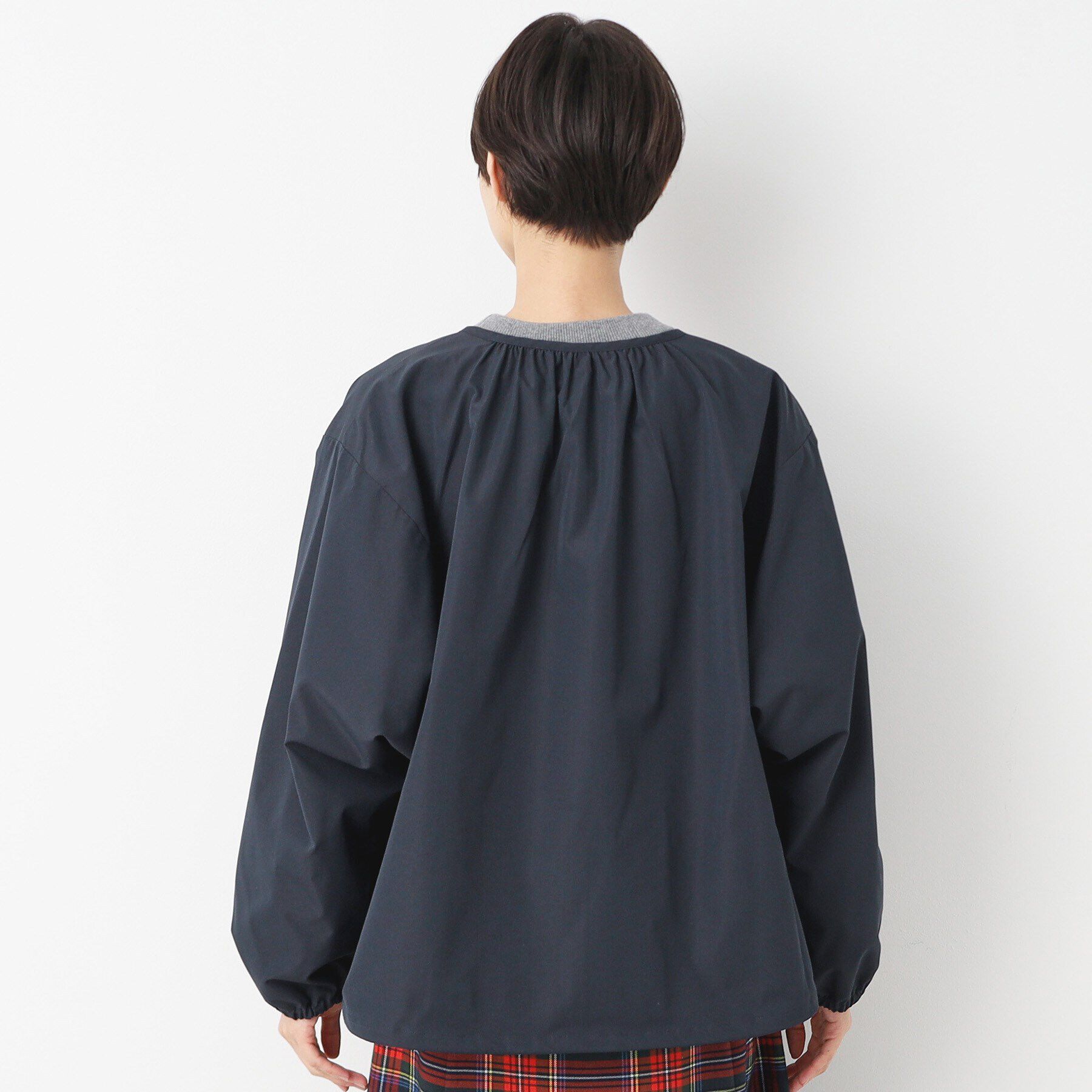 Dessin「【軽羽織り・洗える】ドローコード付きオーバーブルゾン」|ブルゾン・スタジャン|