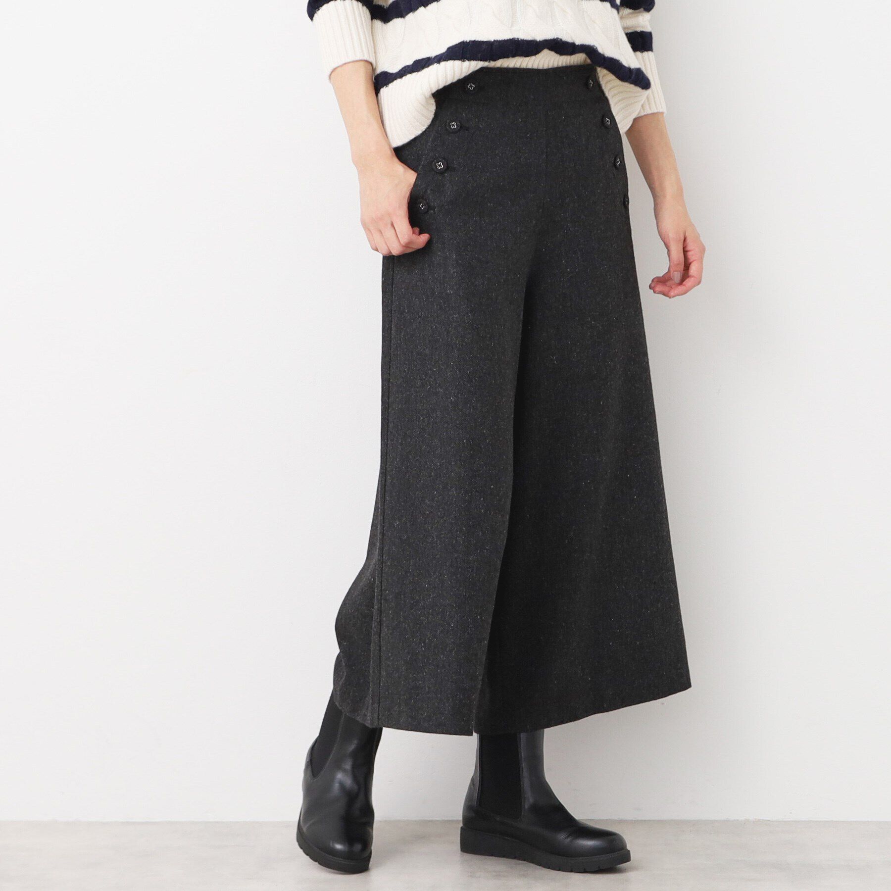 Dessin「【洗える・4サイズ展開】ツイードクロップドマリンパンツ（XS～L）」|その他|