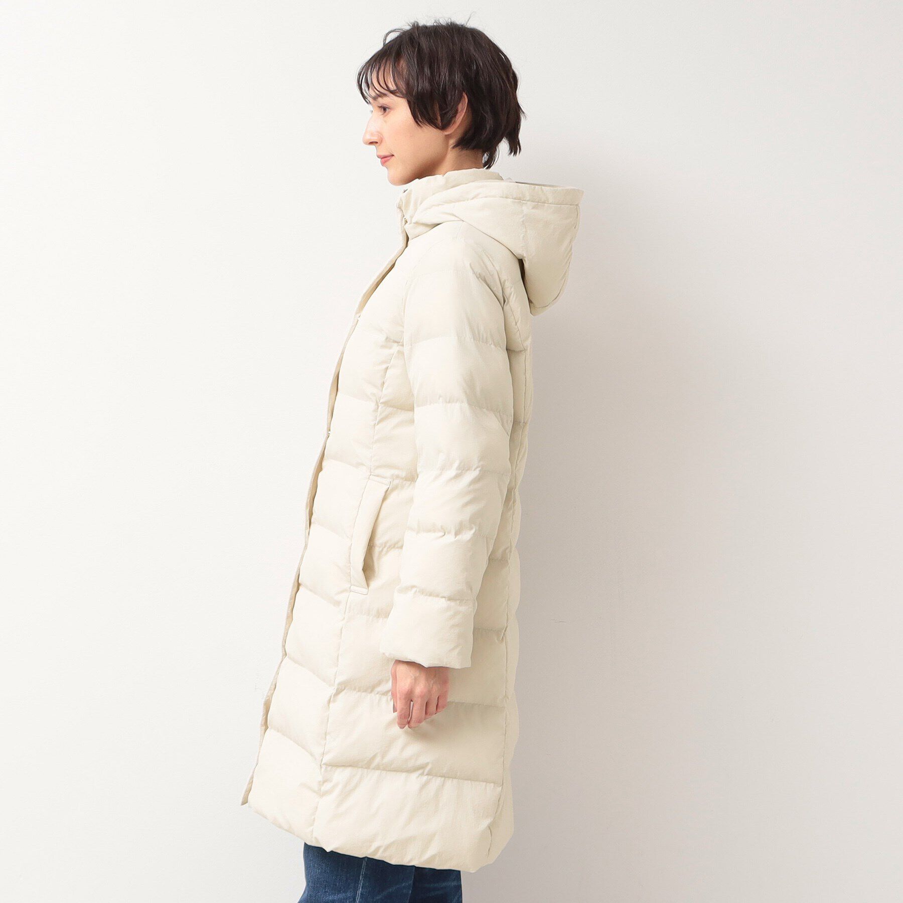 Dessin「【2WAY】中綿ミドル丈コート」|ダウン|