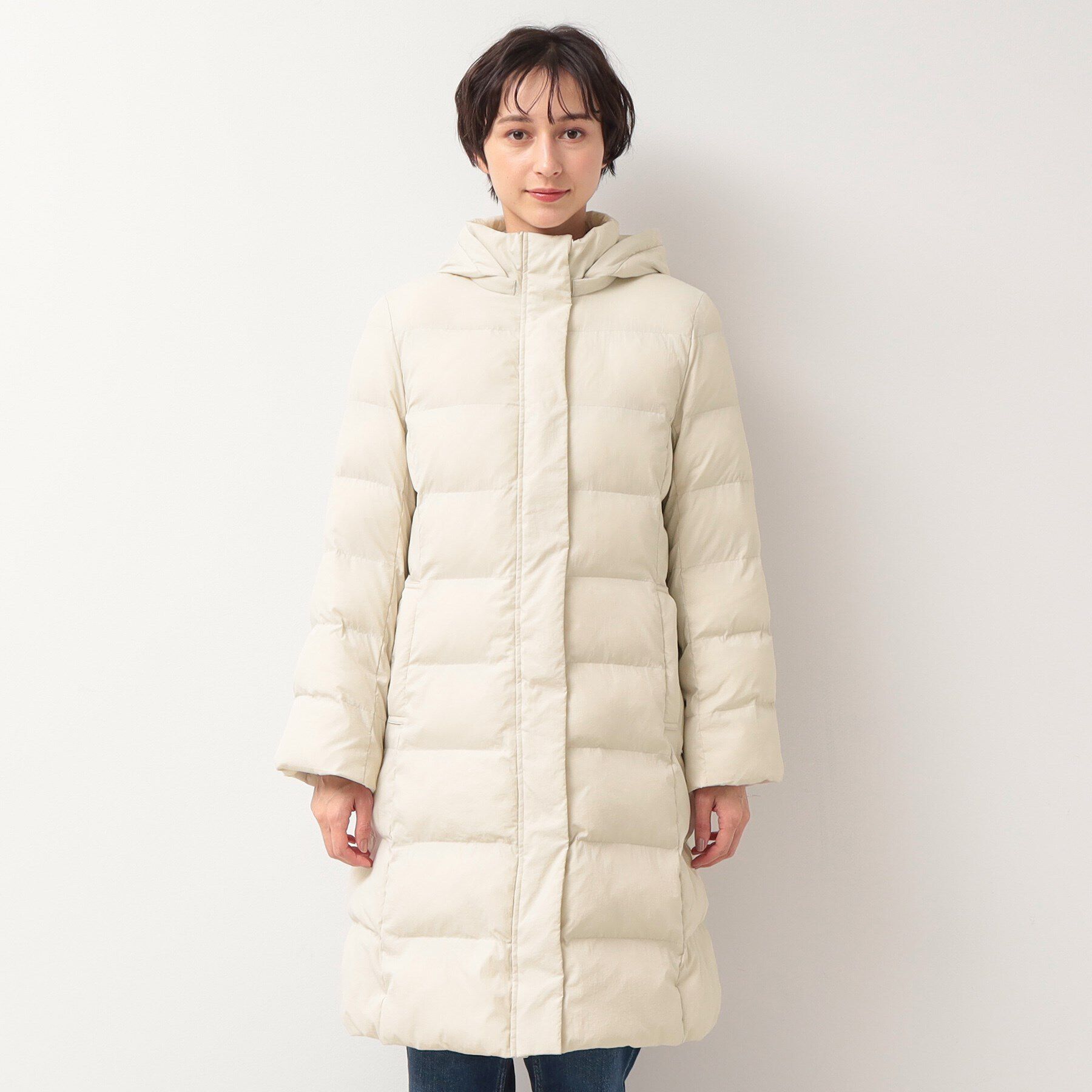 Dessin「【2WAY】中綿ミドル丈コート」|ダウン|