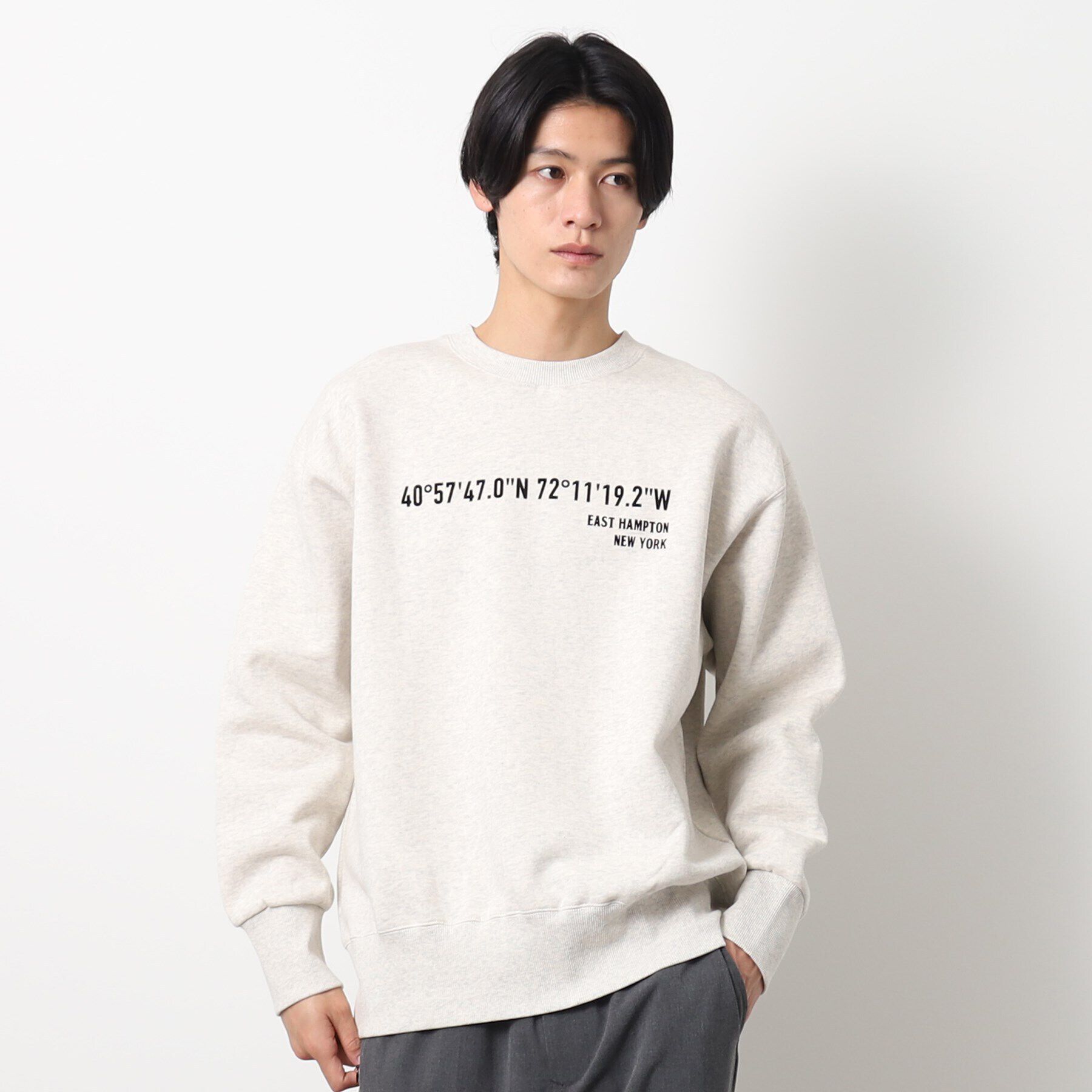 Dessin「【ユニセックス】座標プリントスウェット」|パーカー|