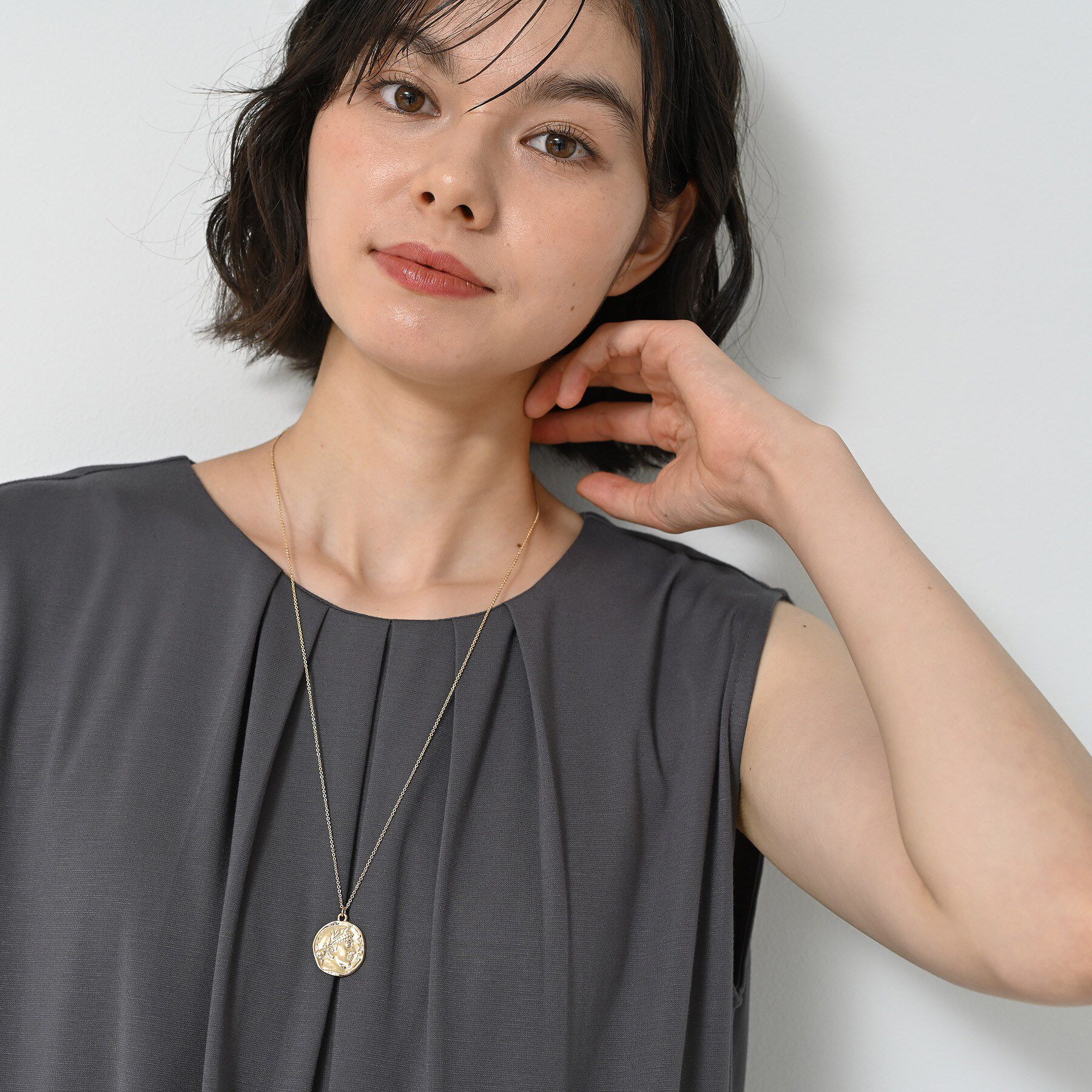 Dessin「【3way】コインモチーフ2連ネックレス」|ネックレス|