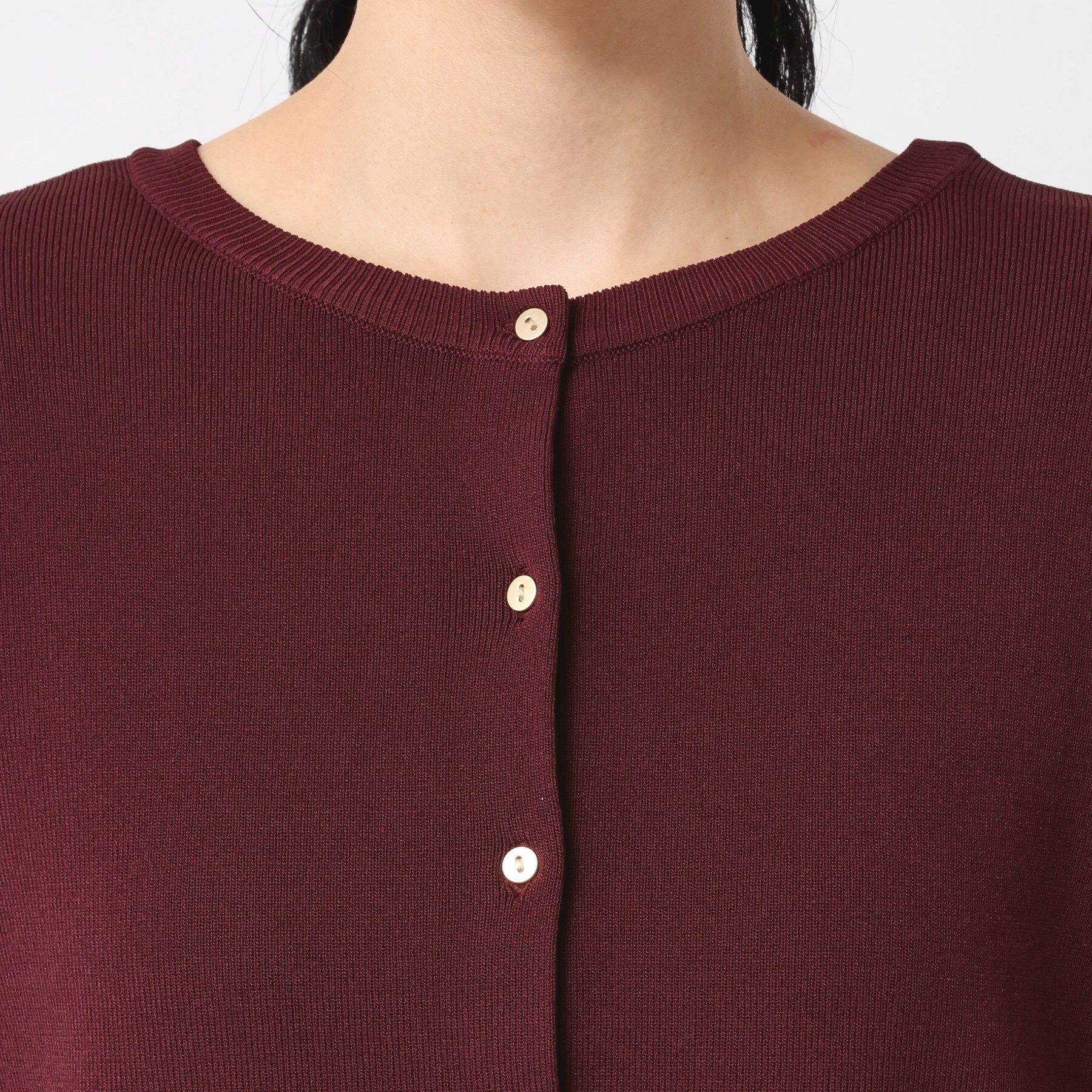 Dessin「【UVカット/洗える】2WAY五分袖カーディガン」|ニット・セーター|