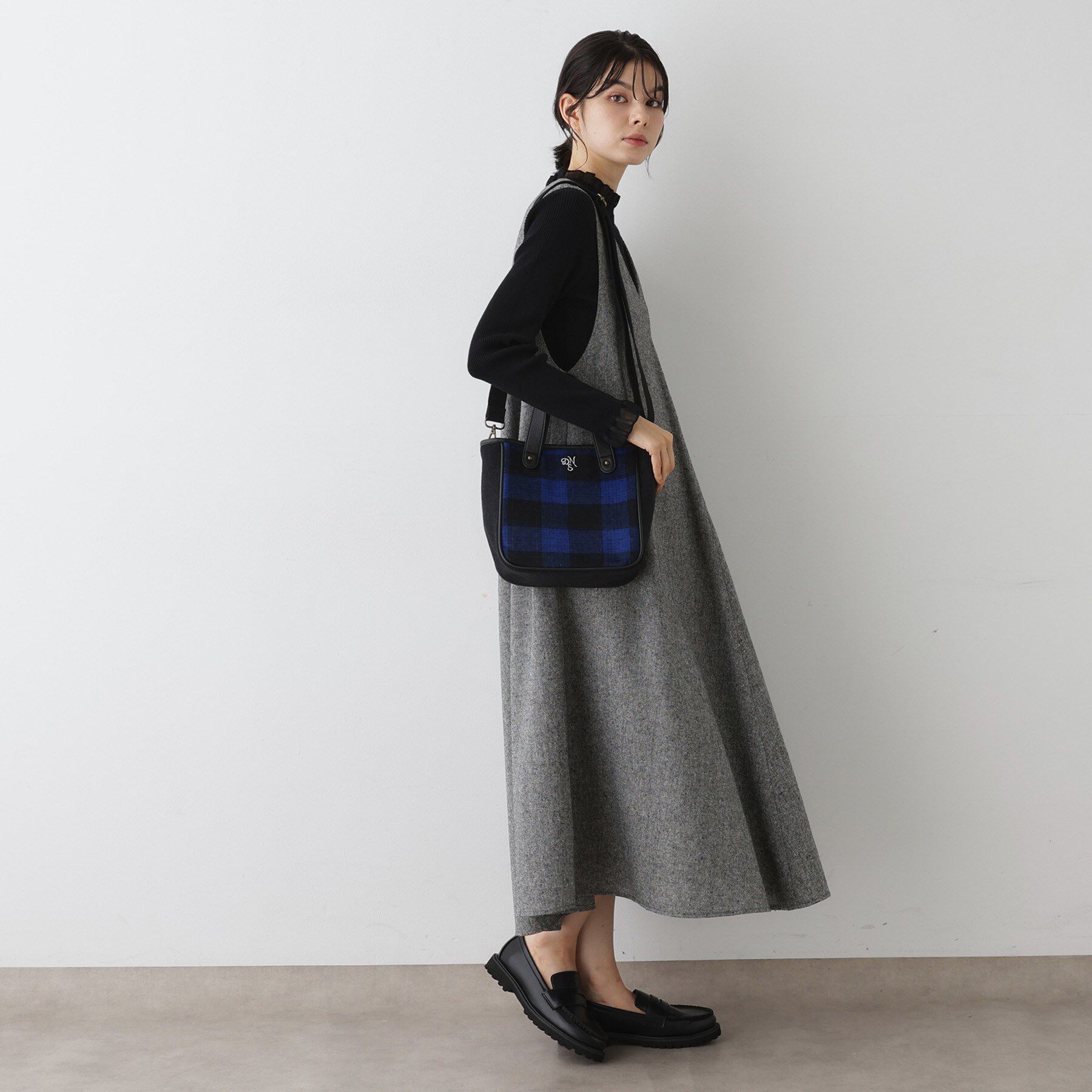Dessin「【2WAY・軽量】チェックトート」|トートバッグ|