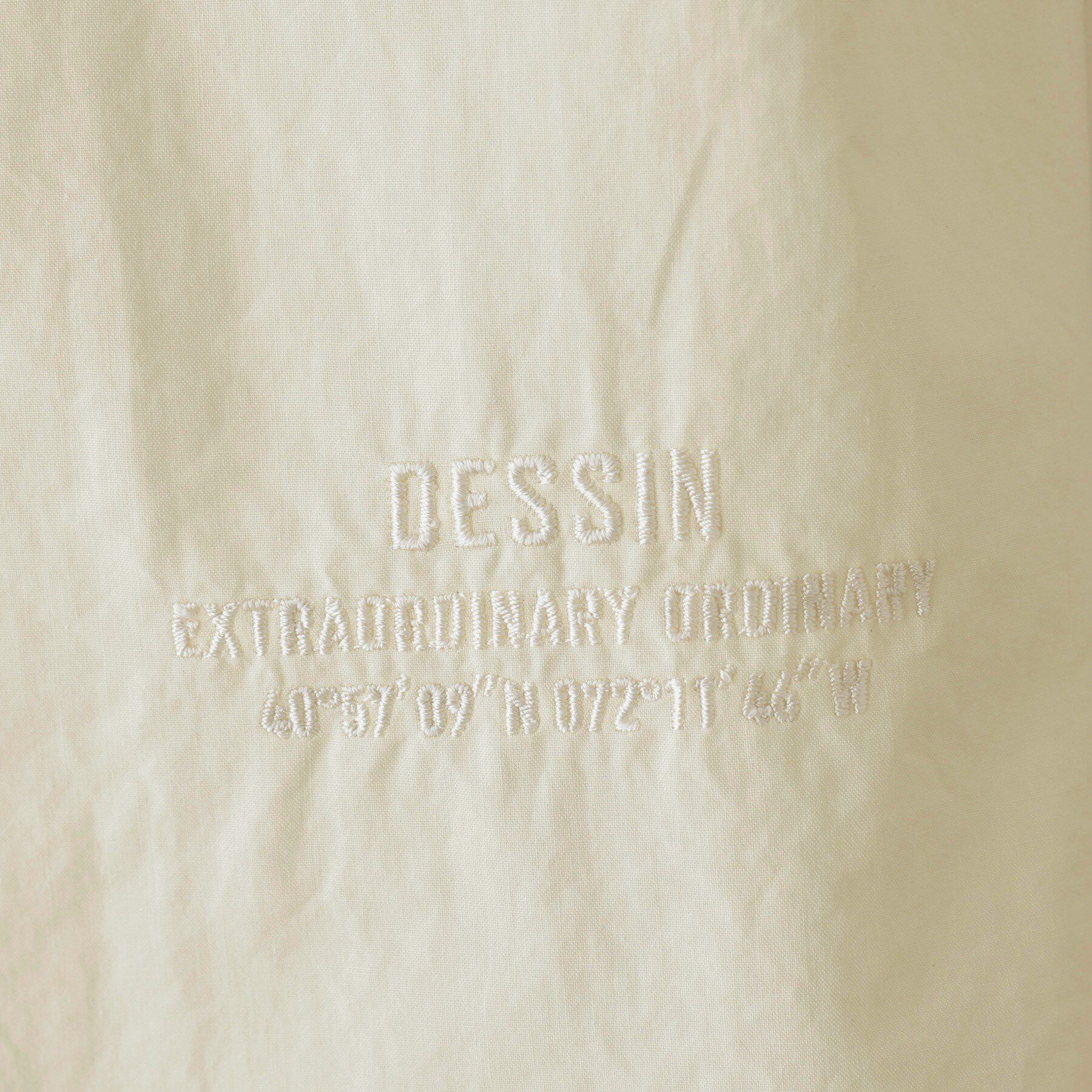 Dessin「【ユニセックス/洗える】コットンブロードシャツ」|シャツ・ブラウス|