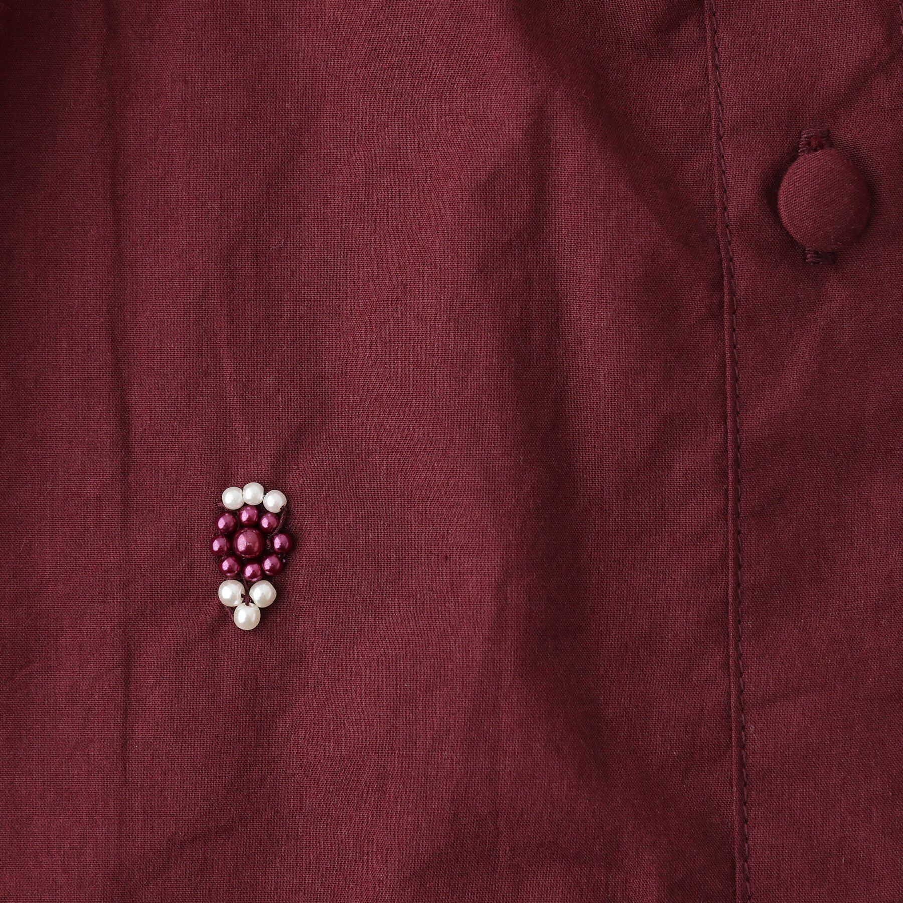 Dessin「【洗える/インド製】ビーズ刺繍ペプラムブラウス」|シャツ・ブラウス|