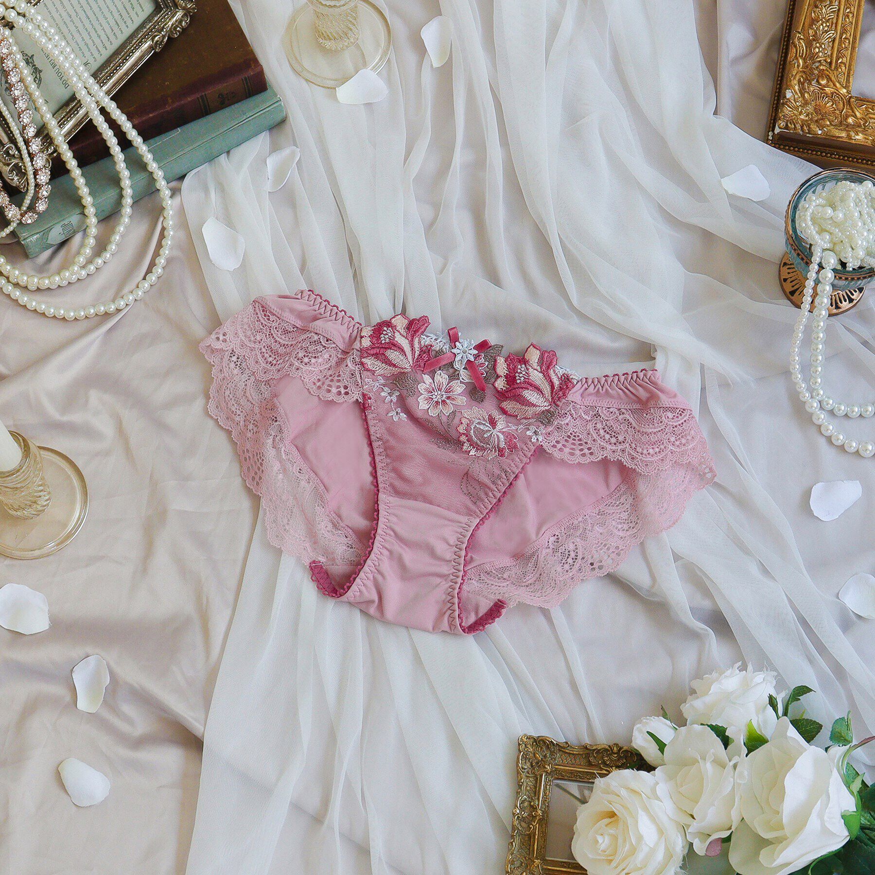 Risa Magli「アデラ ノーマルショーツ」|インナー|ローズ(062)