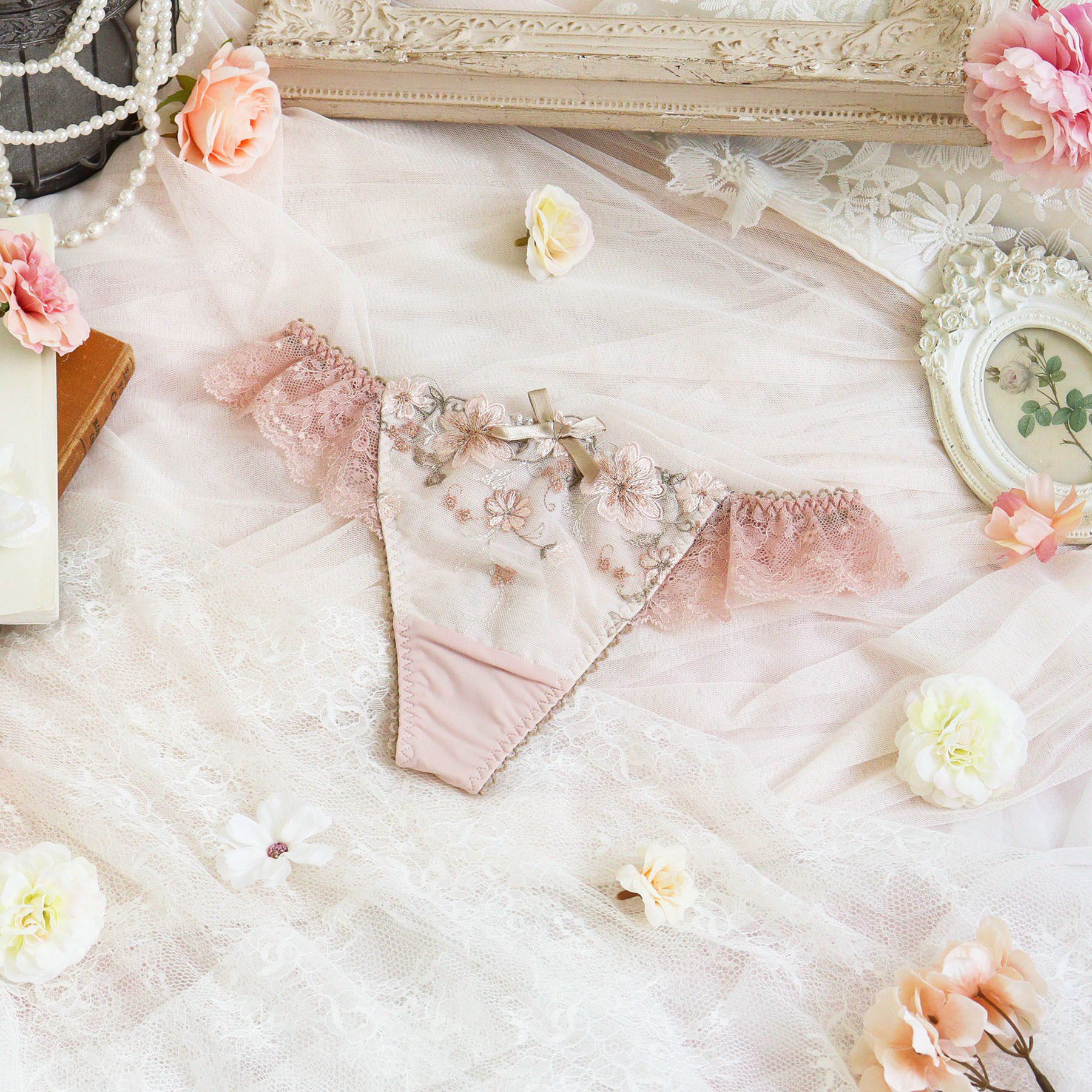 Risa Magli「ジア Tバック」|インナー|ピンク(071)