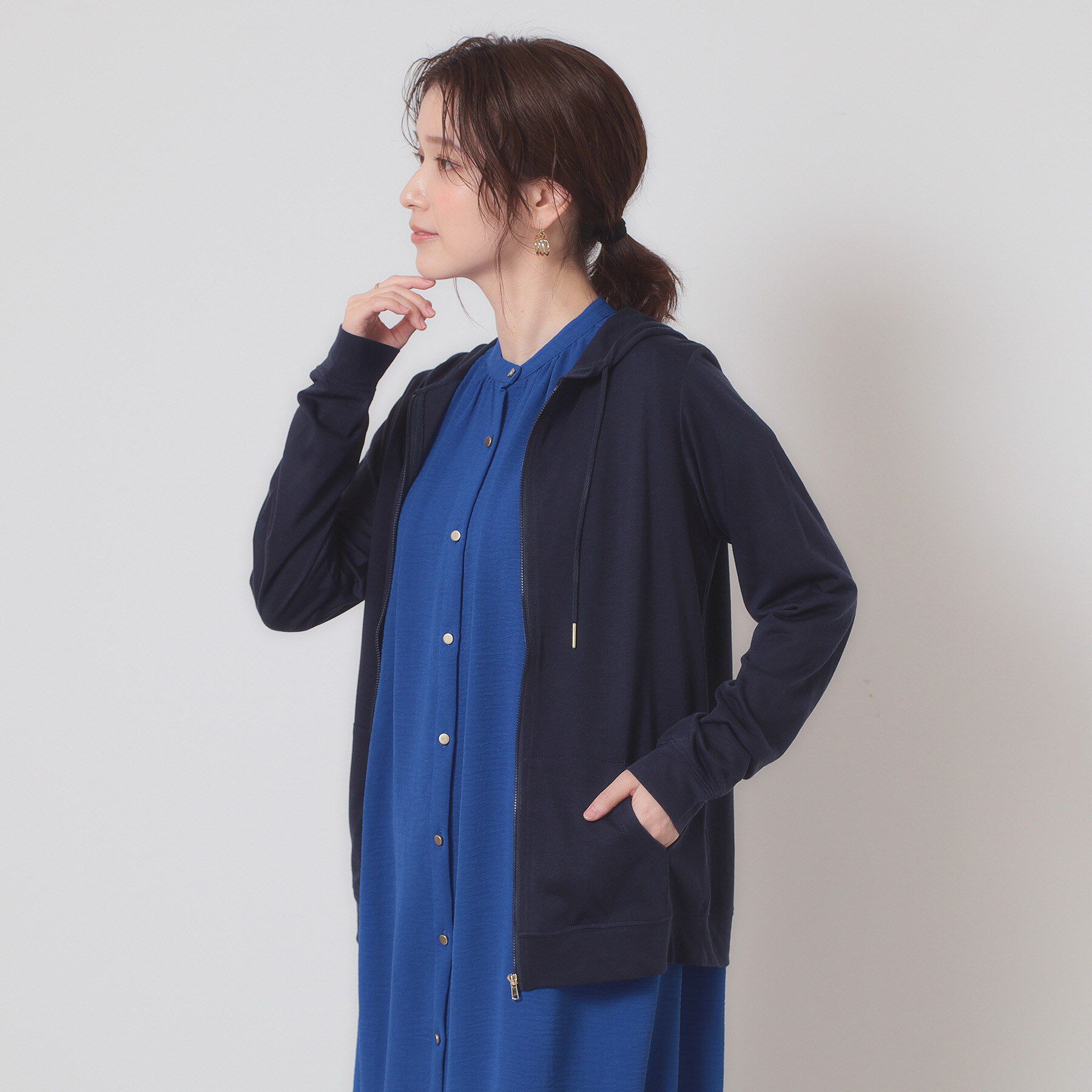 ITS&rsquo;DEMO「【定番人気／手洗い可／M・L展開】UVカットパーカ」|パーカー|