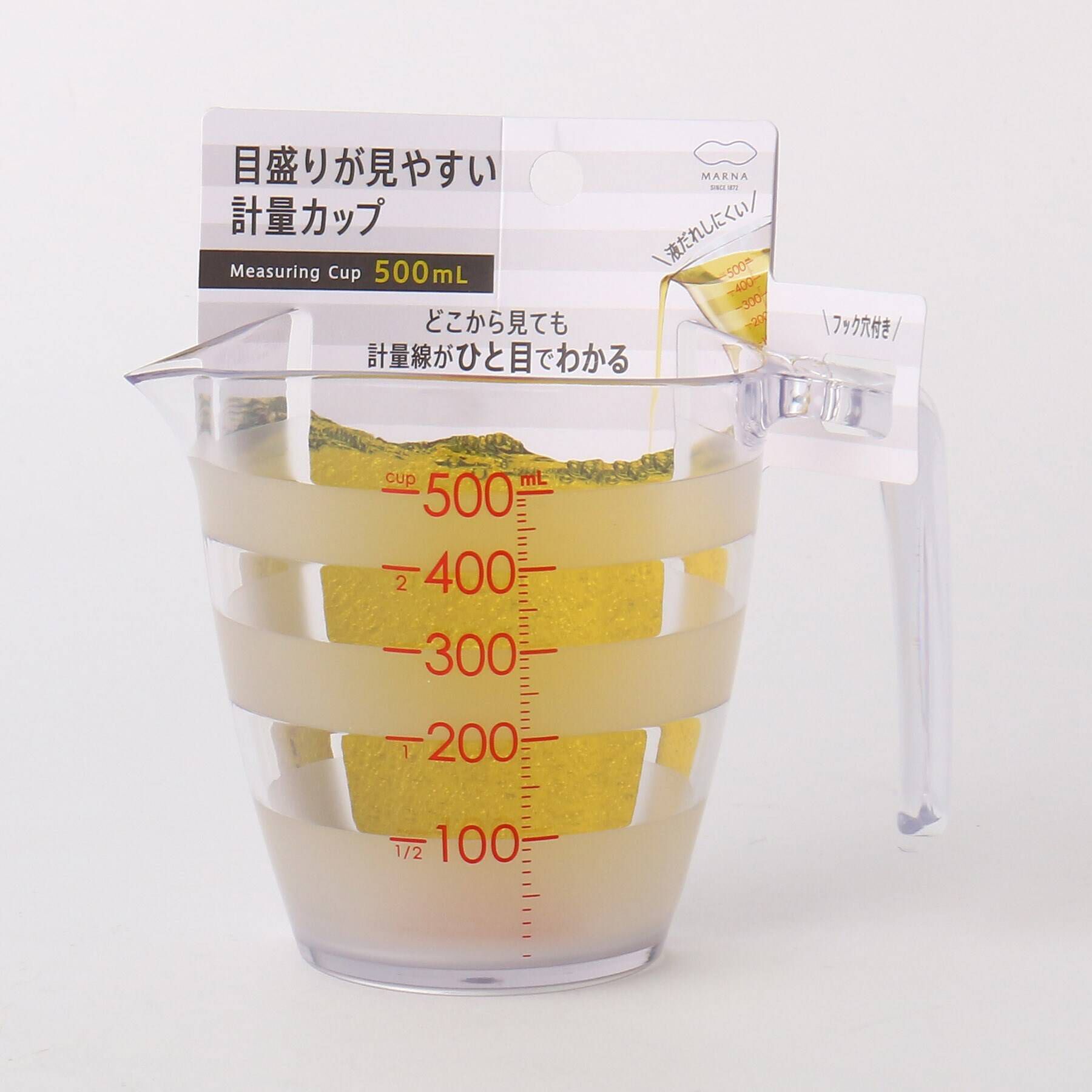 212 KITCHEN STORE「目盛りが見やすい計量カップ 500ml CL ＜marna マーナ＞」|食器・キッチングッズ|