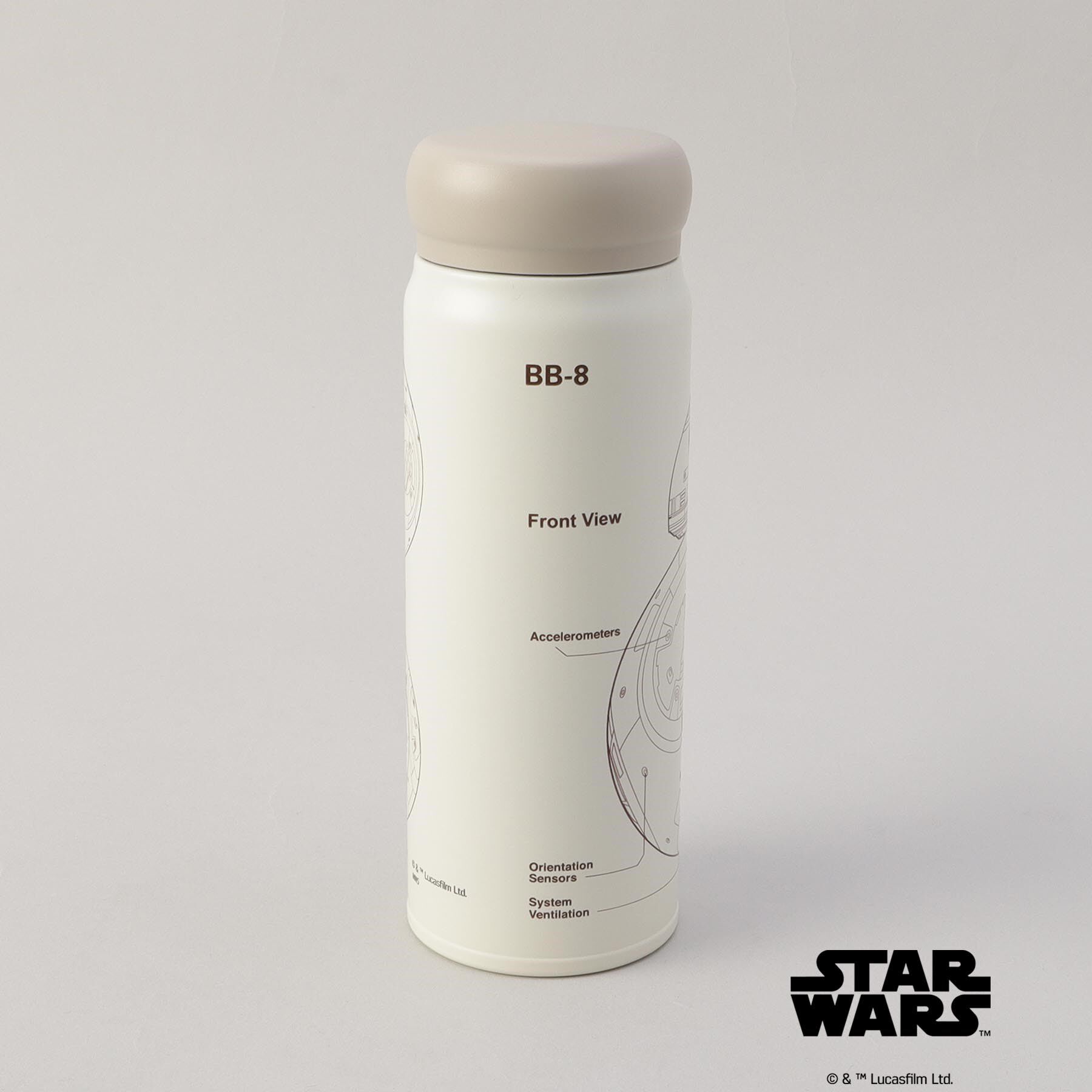 212 KITCHEN STORE「ステンレスマグボトル480ml BB-8設計図 ＜STAR WARS スター・ウォーズ ＞」|その他|
