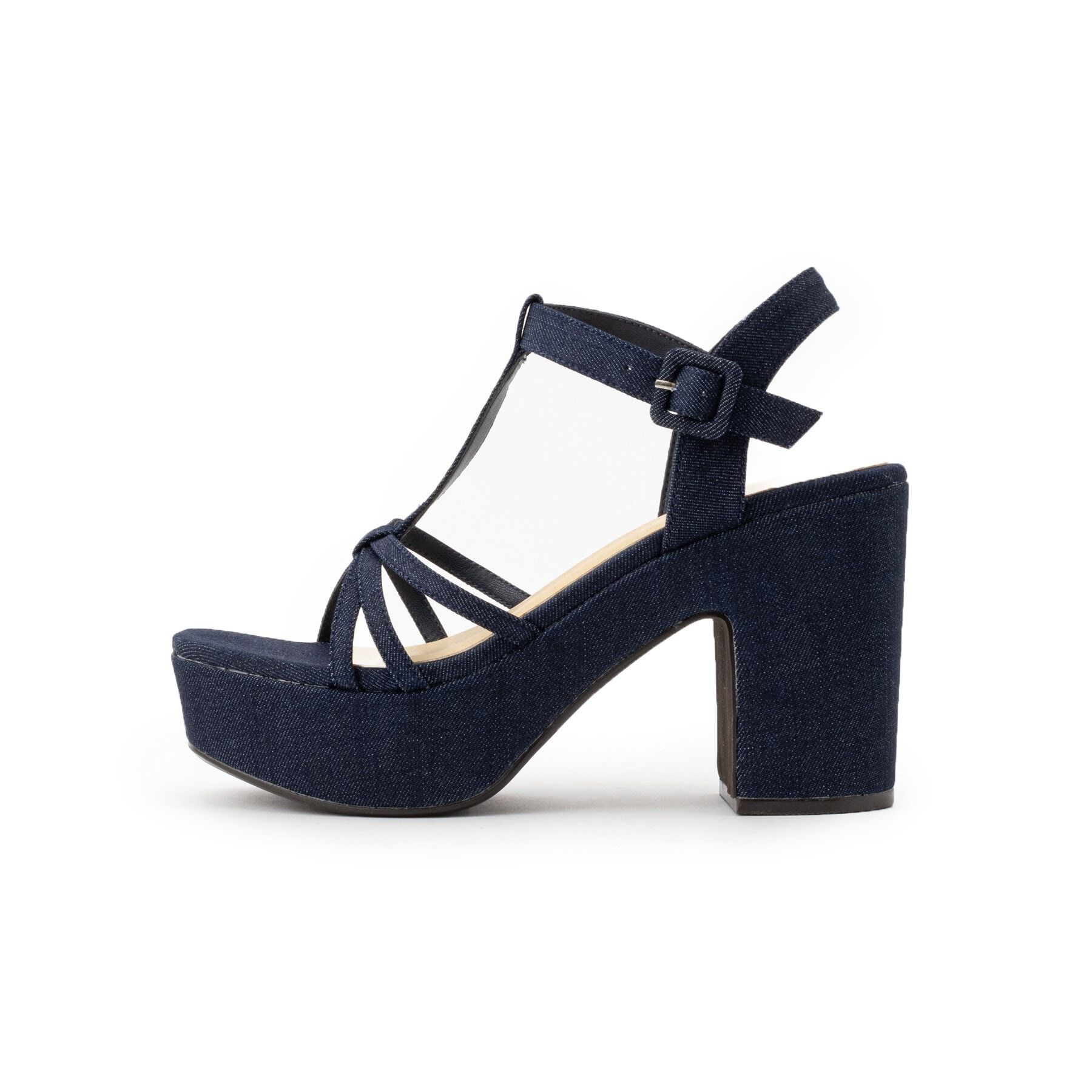 ESPERANZA「Tストラップチャンキーヒールサンダル 24SS」|サンダル|