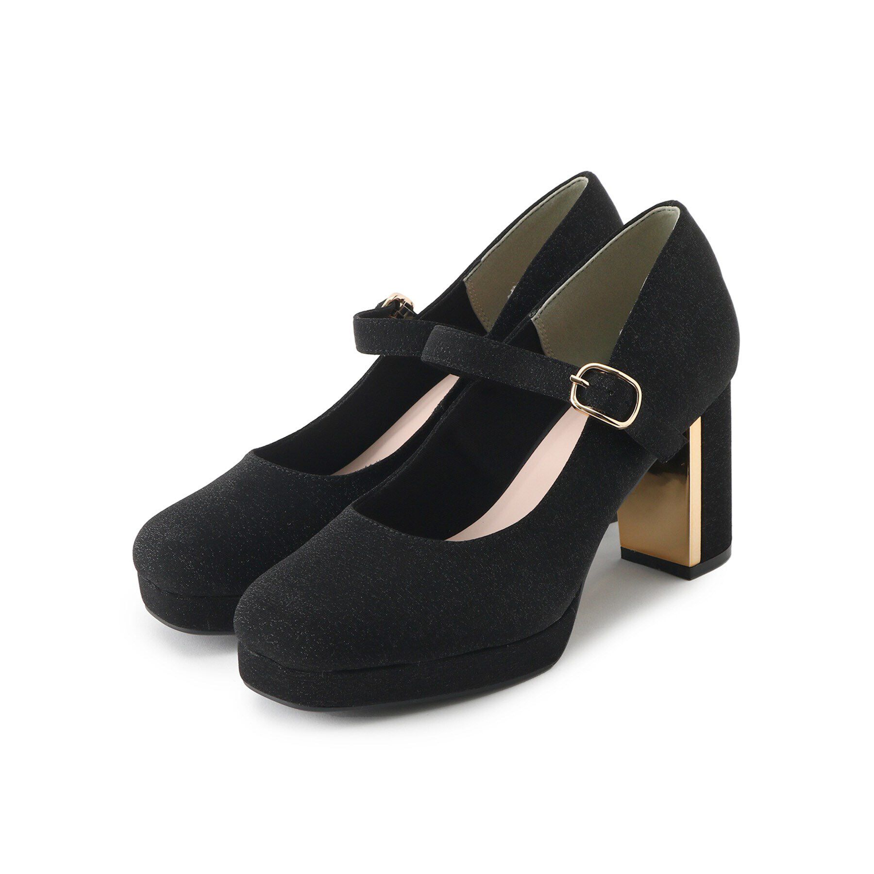 ESPERANZA「甲ストラップパンプス」|パンプス|ﾌﾞﾗｯｸ(319)