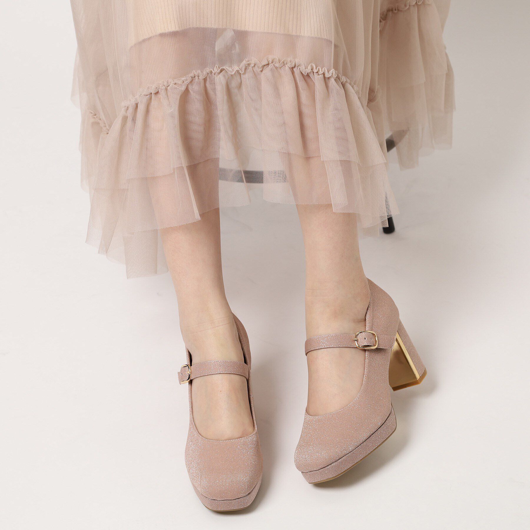 ESPERANZA「甲ストラップパンプス」|パンプス|