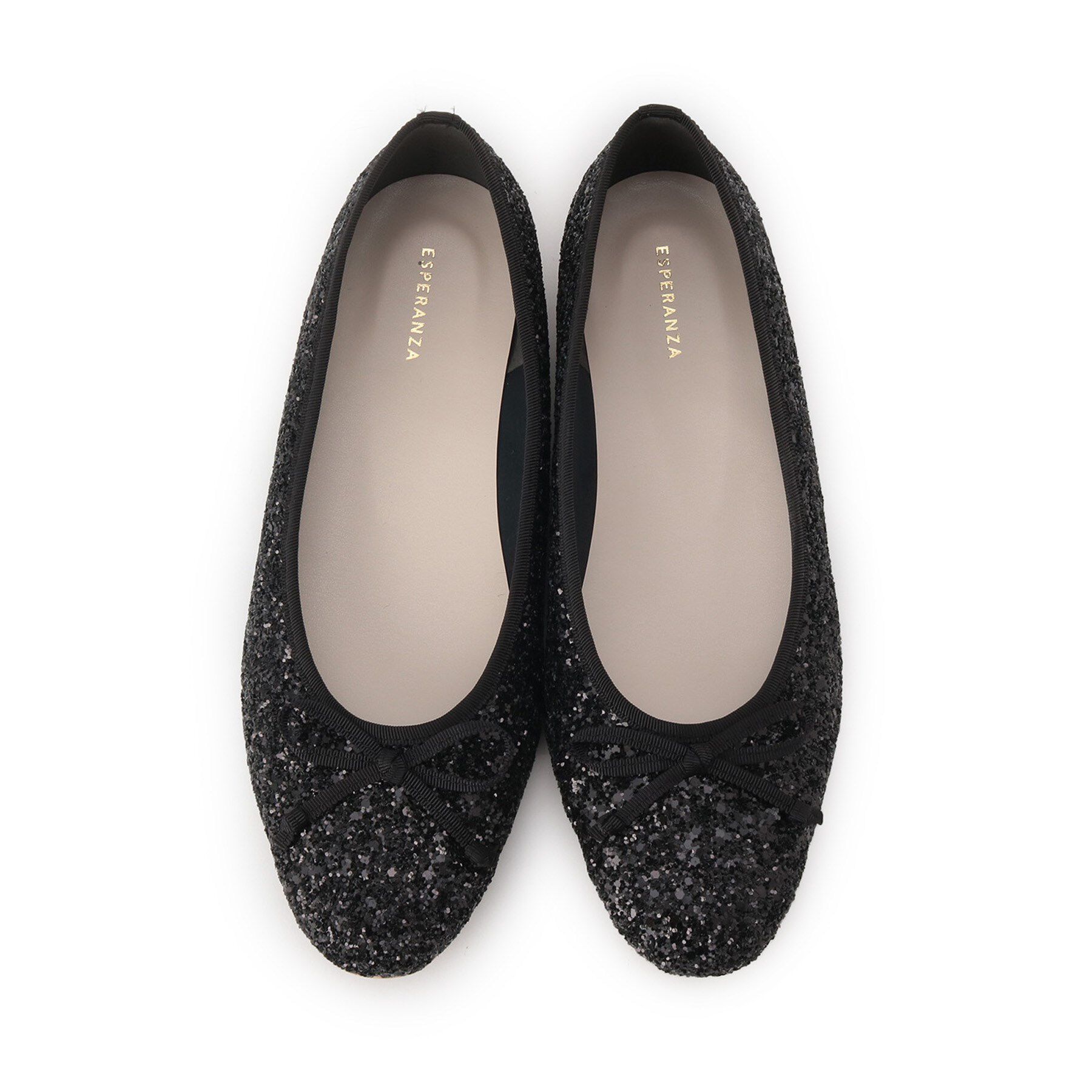 ESPERANZA「【EC限定カラーあり】グリッターバレエシューズ」|パンプス|