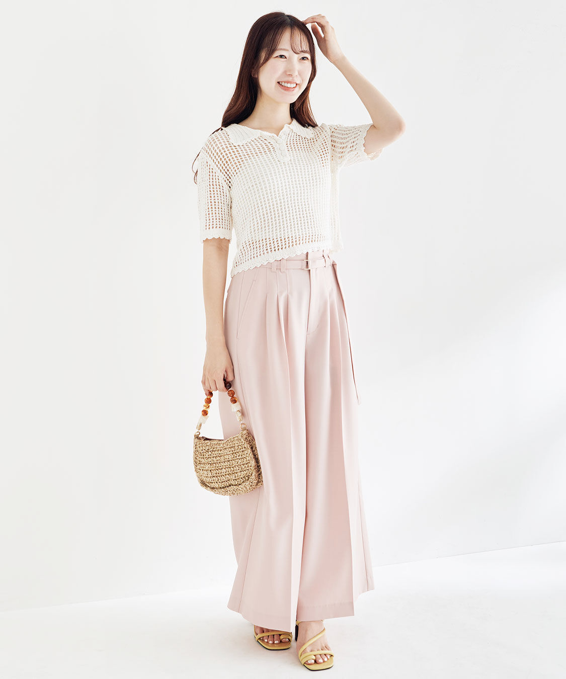 COCO DEAL「3タックワイドパンツ」|スラックス|