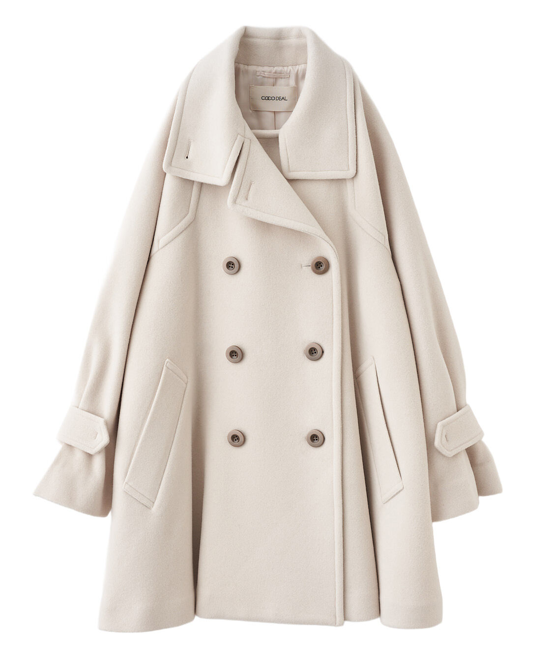 COCO DEAL「スタンドカラーミドル丈トレンチコート」|トレンチコート|